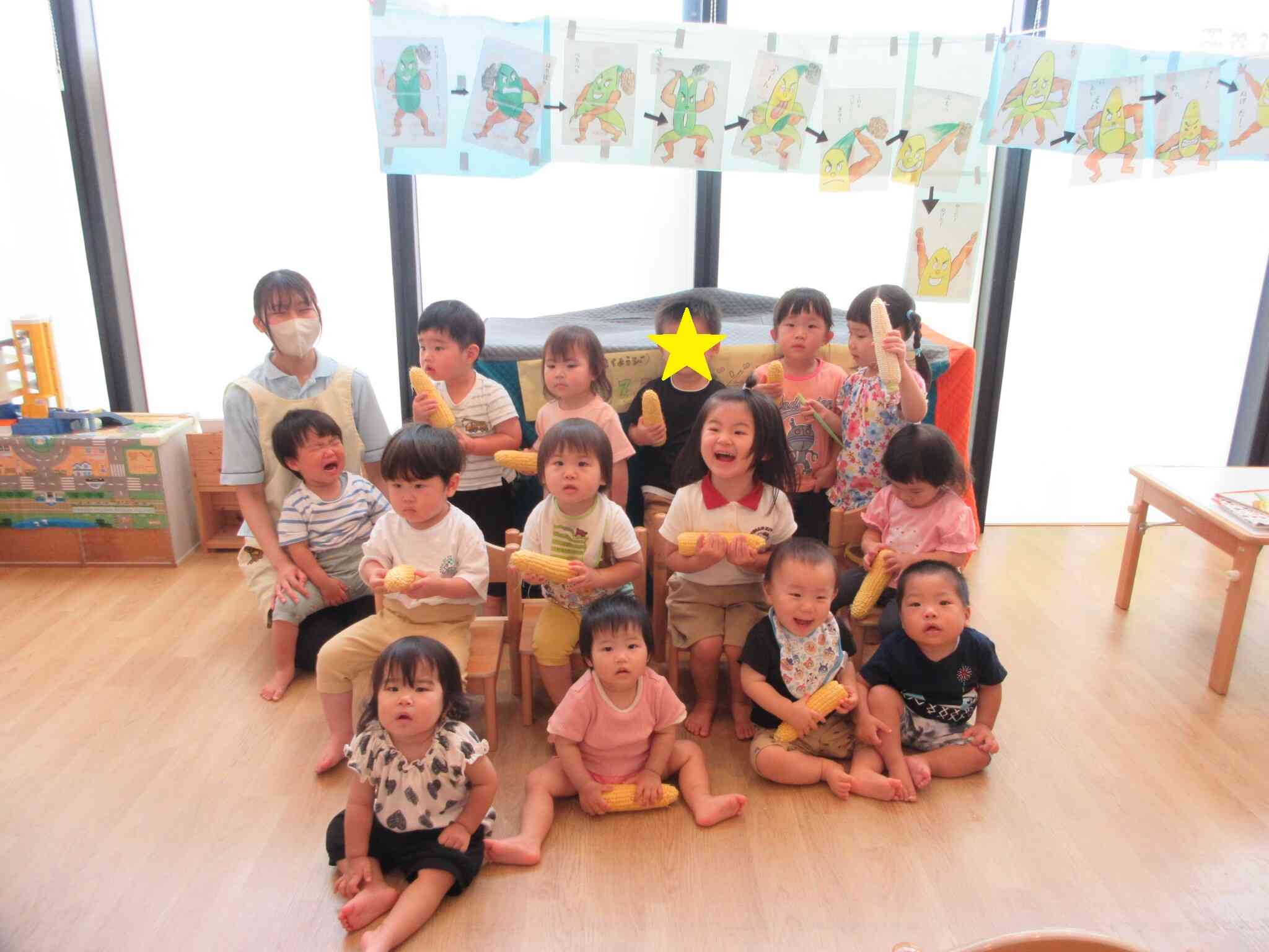 はい☆とうもろこしー☆