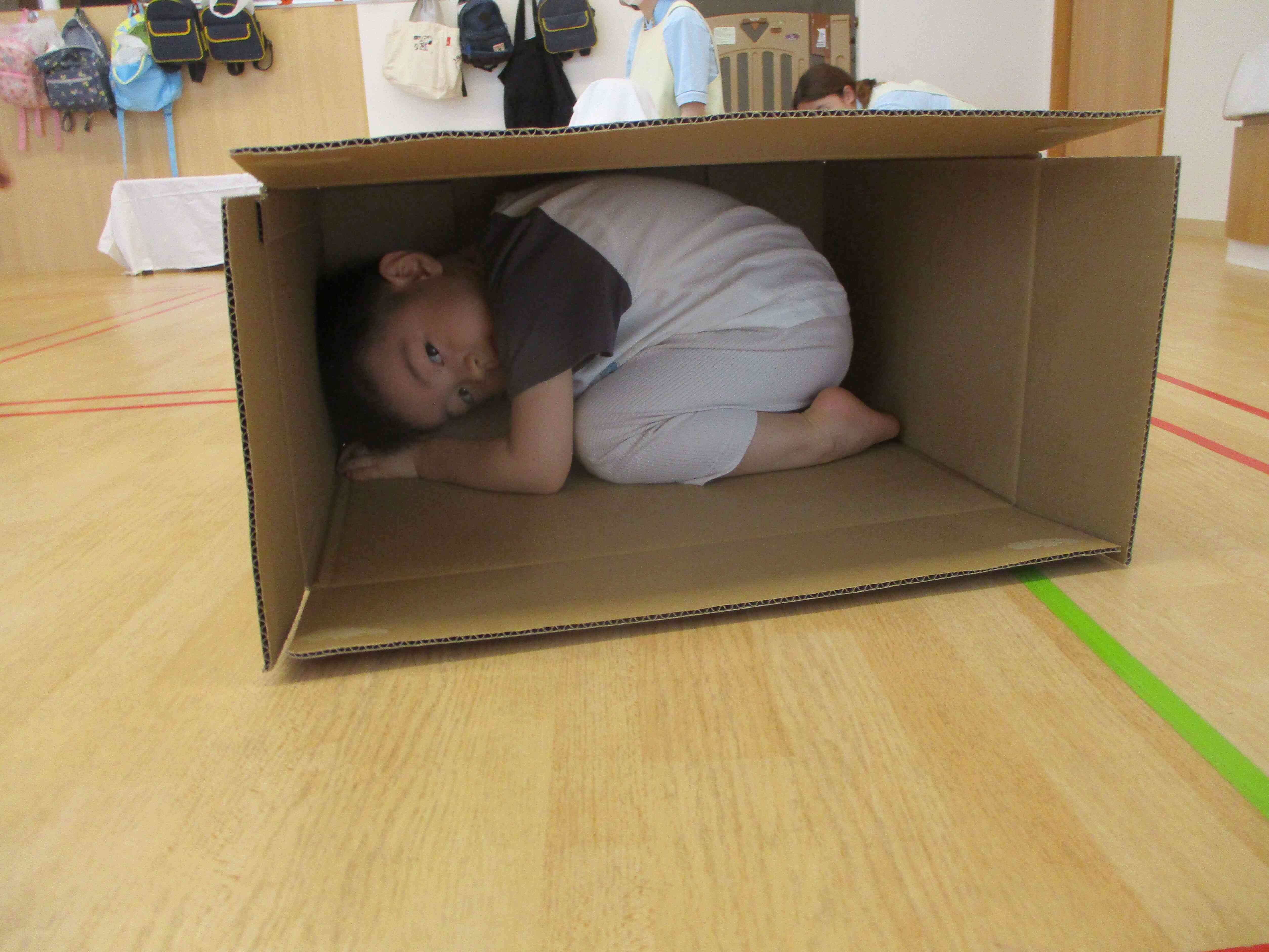 見つからないように息をひそめています...！