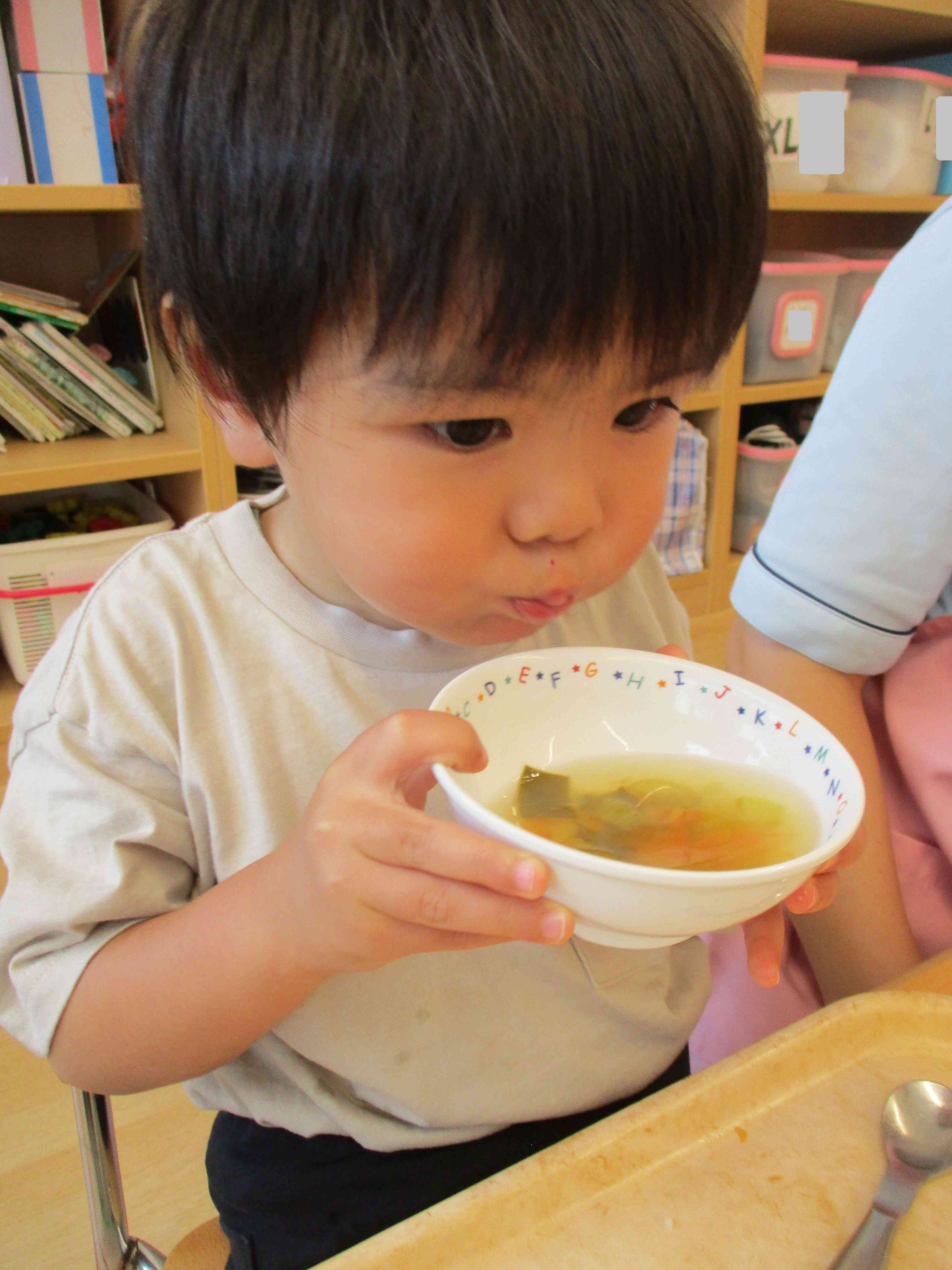 具沢山のスープ美味しいね！