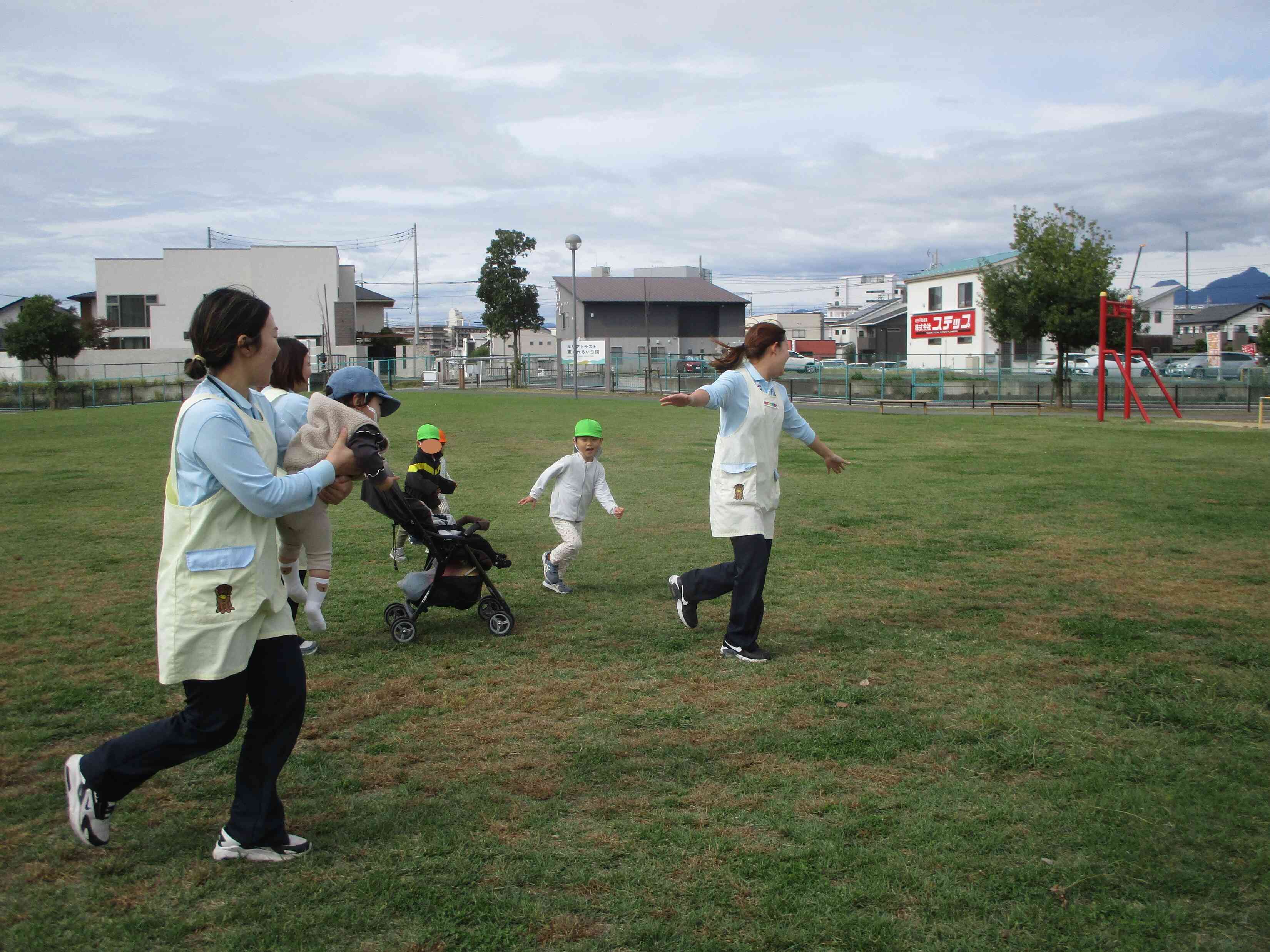 おもいっきり外遊び!