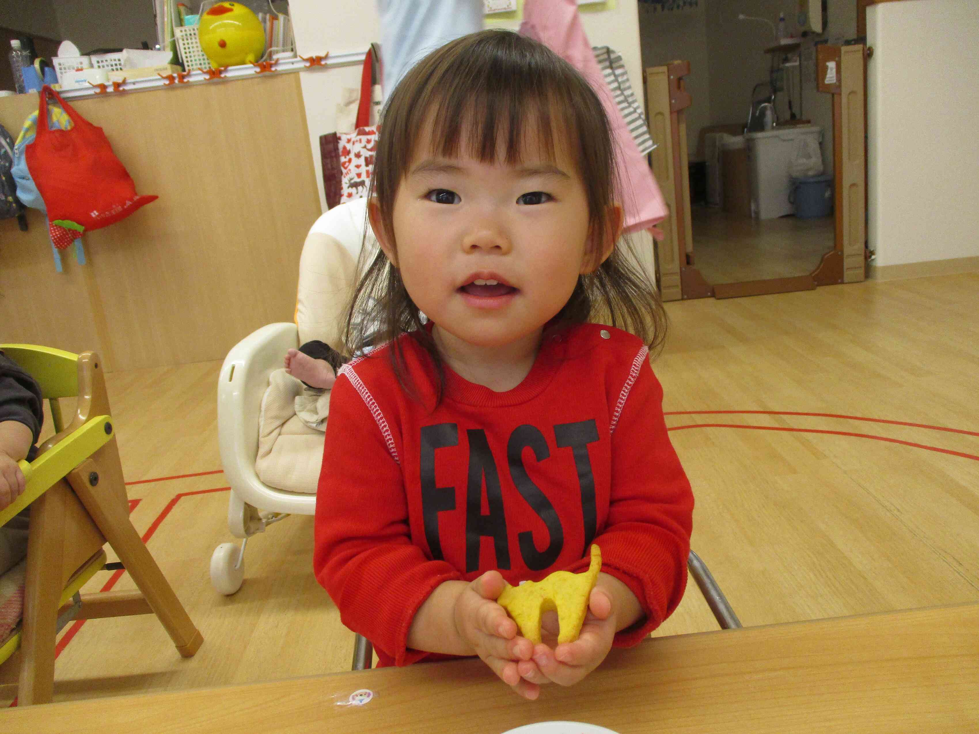 食育集会～ハロウィンのクッキー作り～