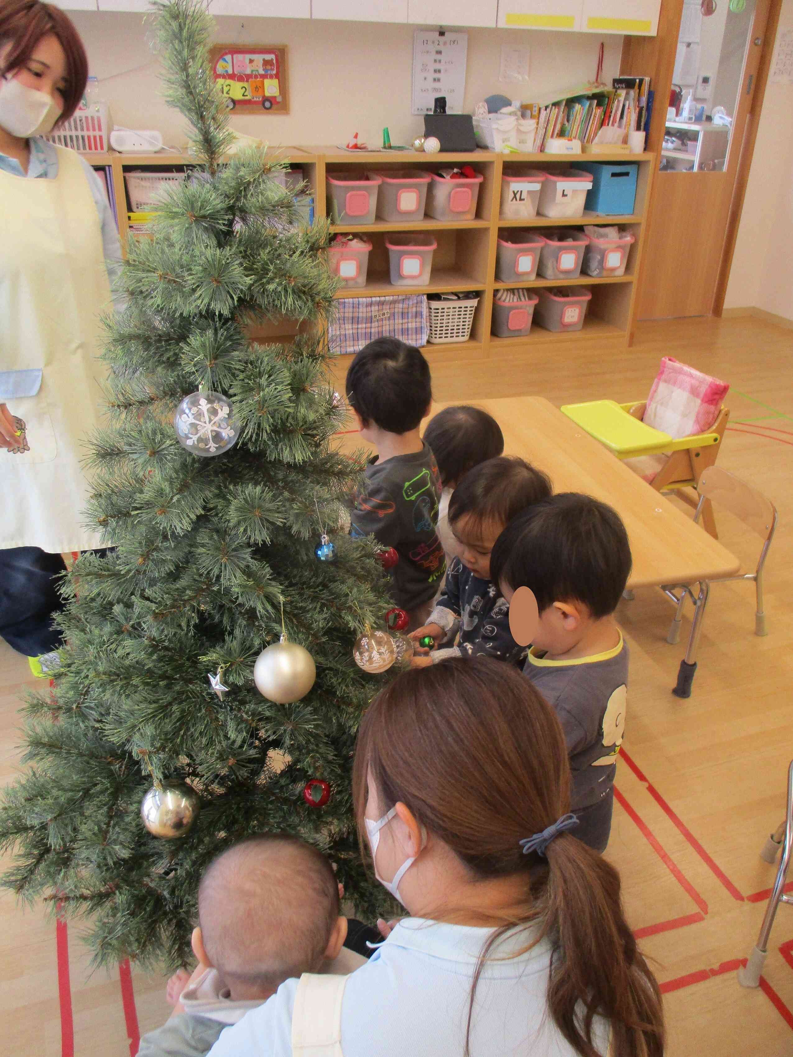 飾り付けをしました