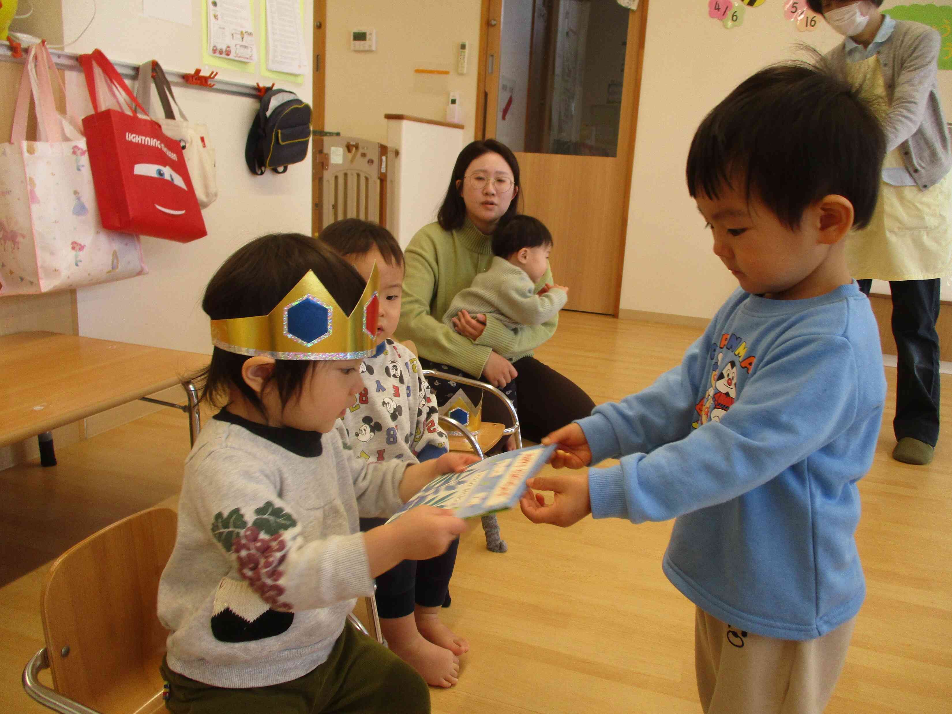 上手にプレゼントを渡せました♪