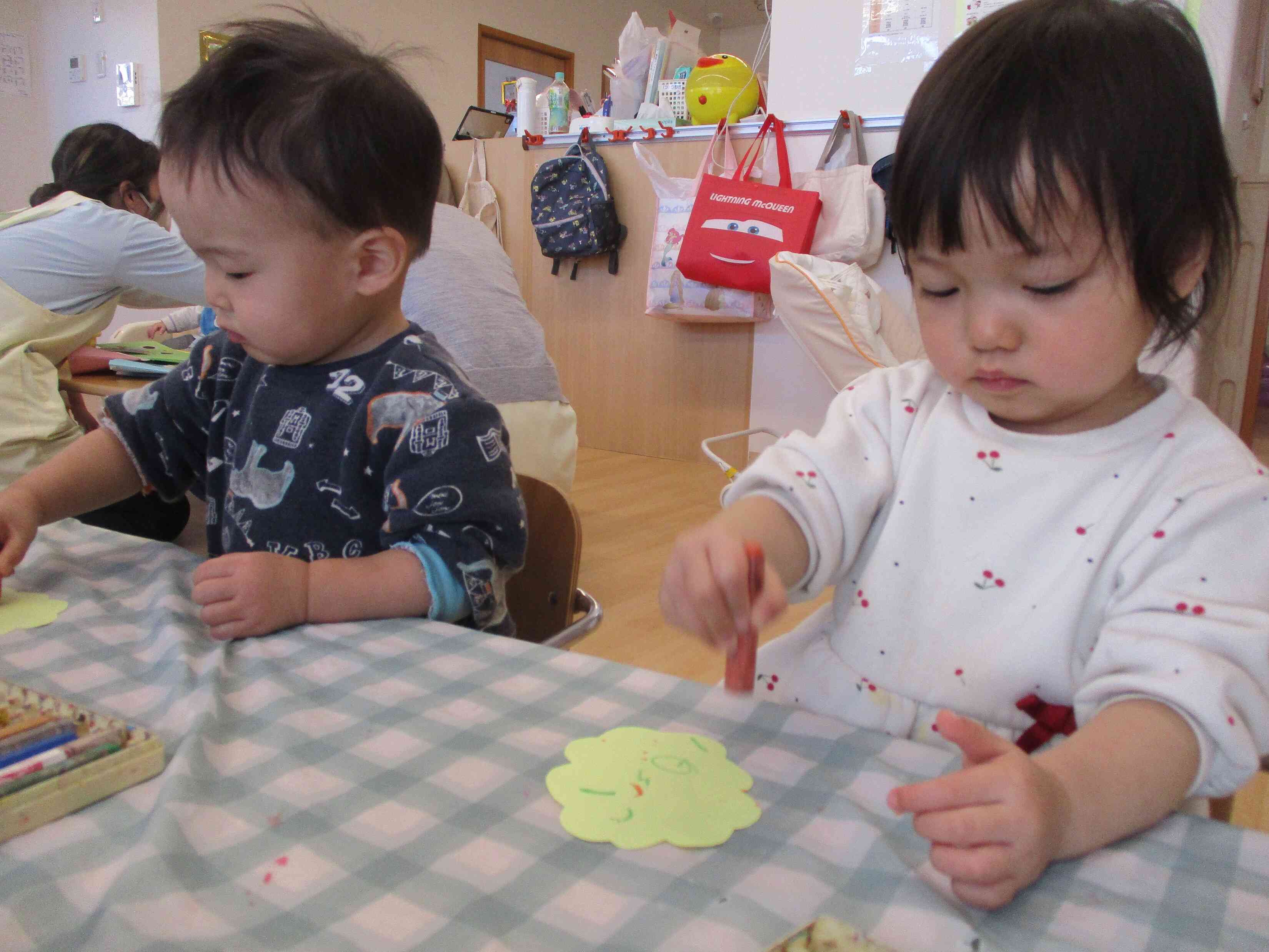 鬼さんの髪の毛 描けるかな～？