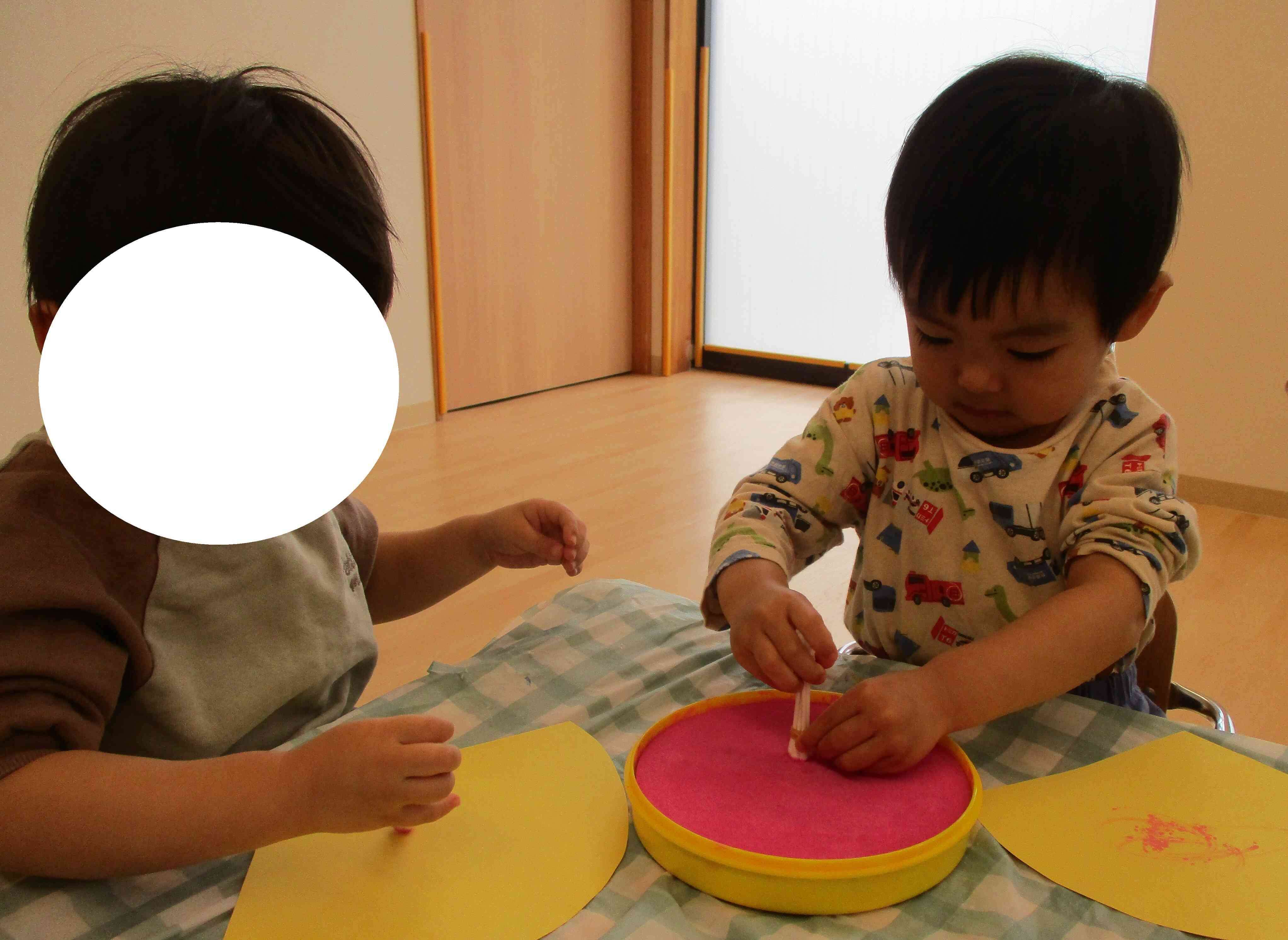 ポンポンスタンプ♪