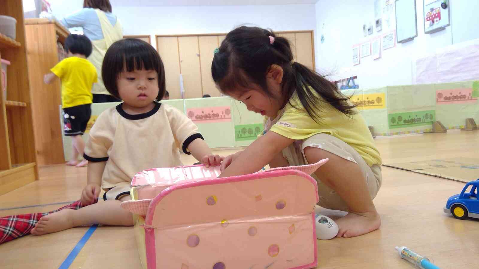 ベットに寝せてあげようね。