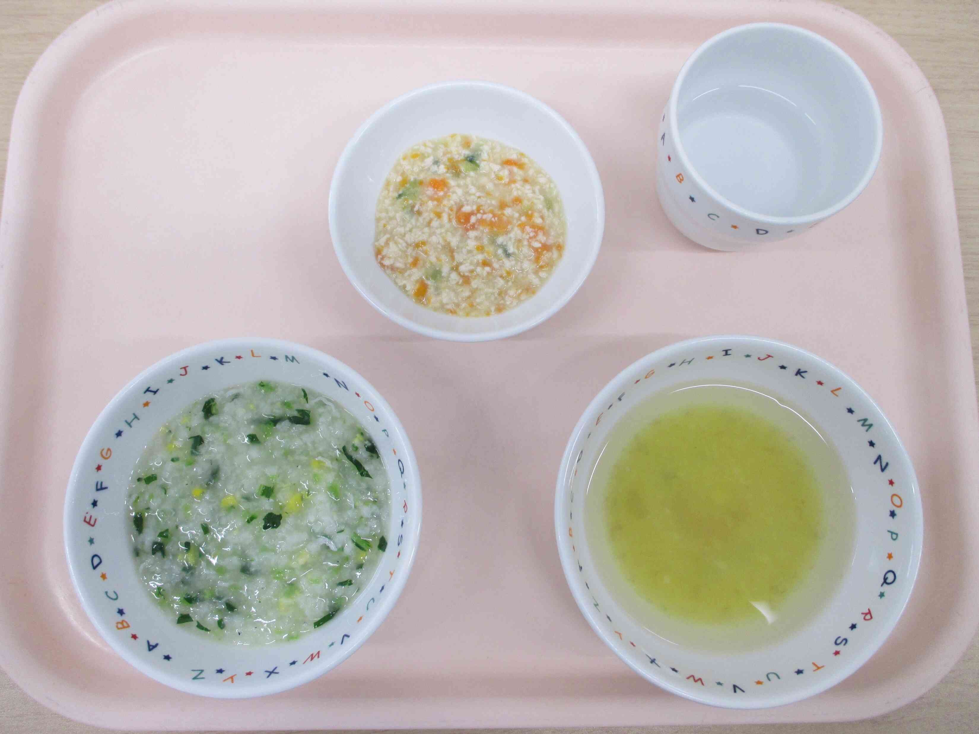 4月16日の給食【離乳食・中期】