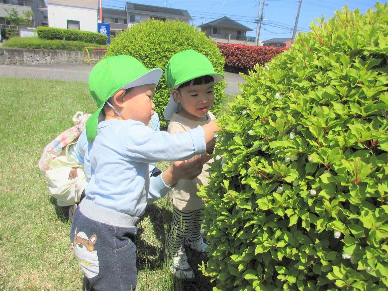 １歳児クラスのお友達。