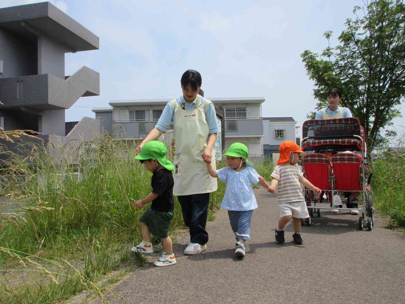 お散歩楽しい！