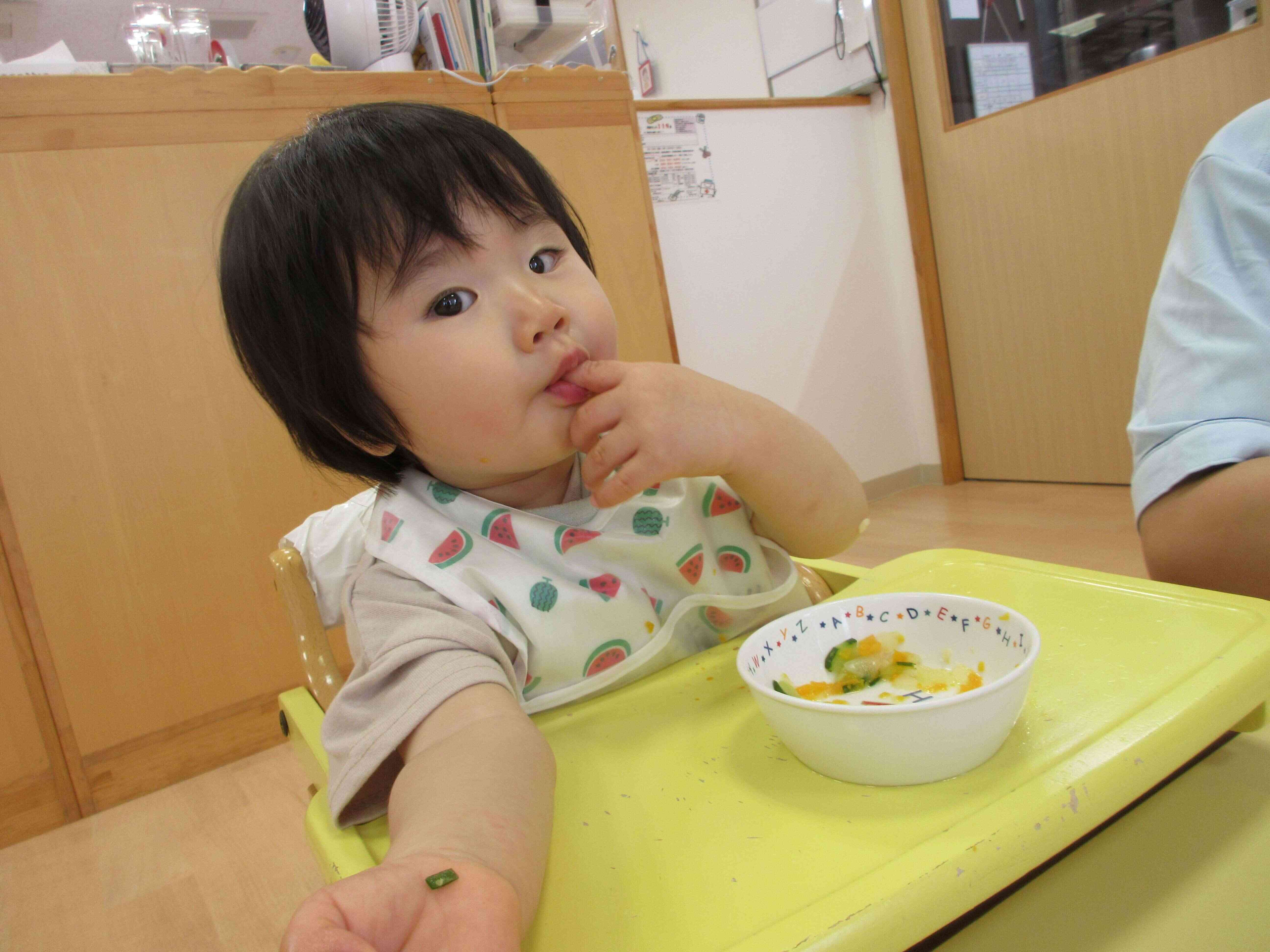 ひよこぐみのお友だち♪（０歳児クラス）