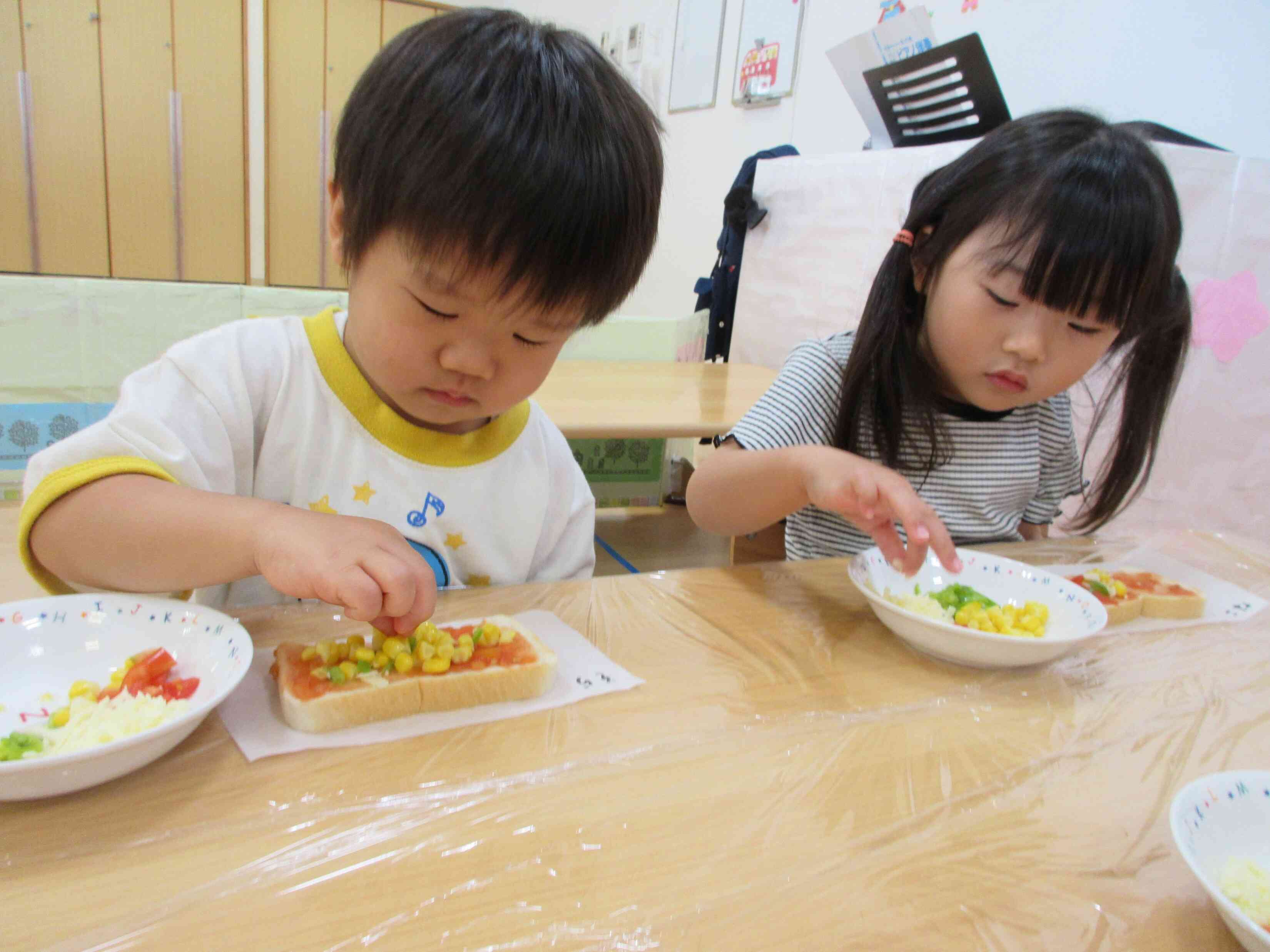 どんなふうに盛りつけようかな～。