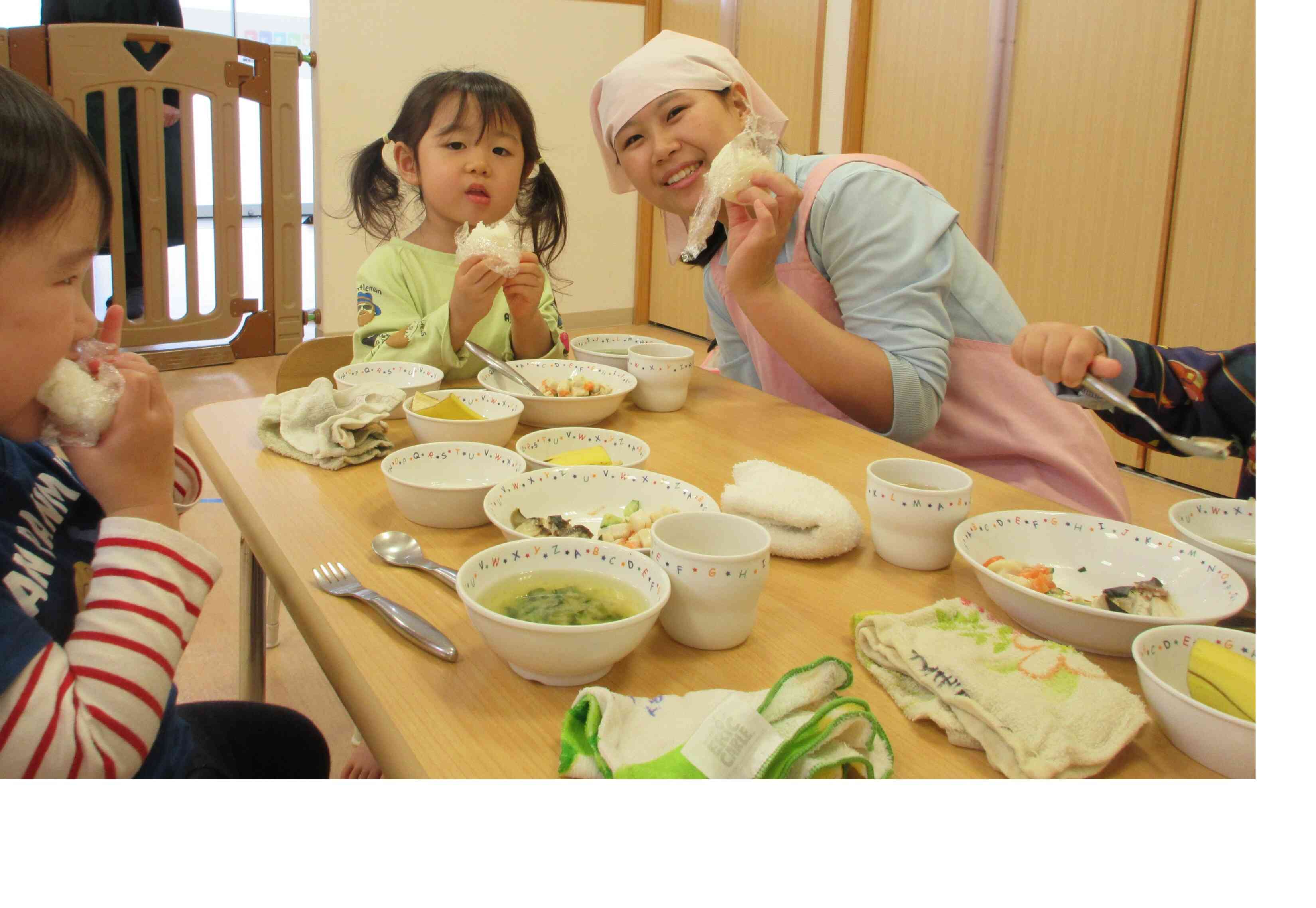 先生も一緒に作ったよ。