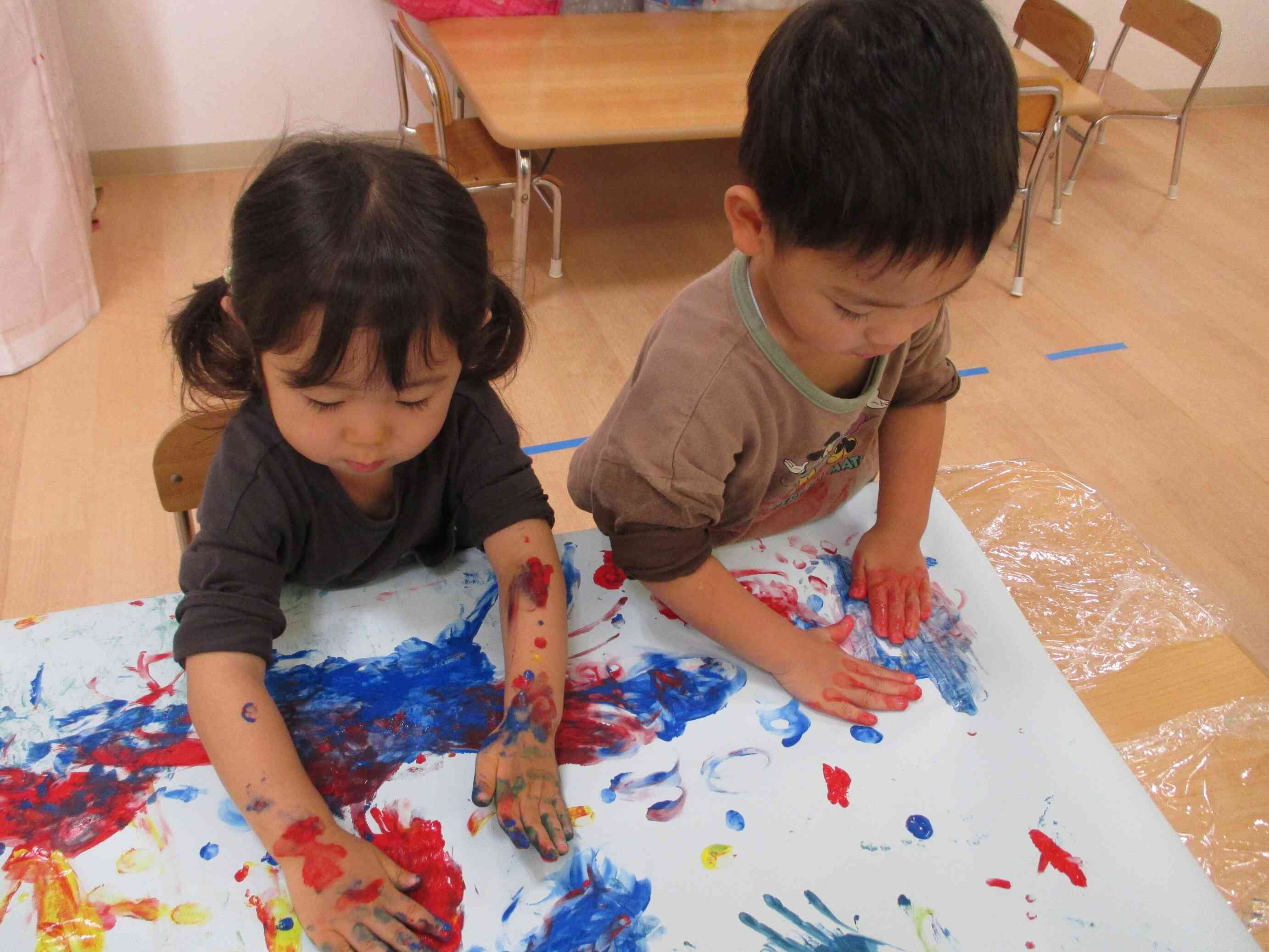 どんどん塗ってくよ！