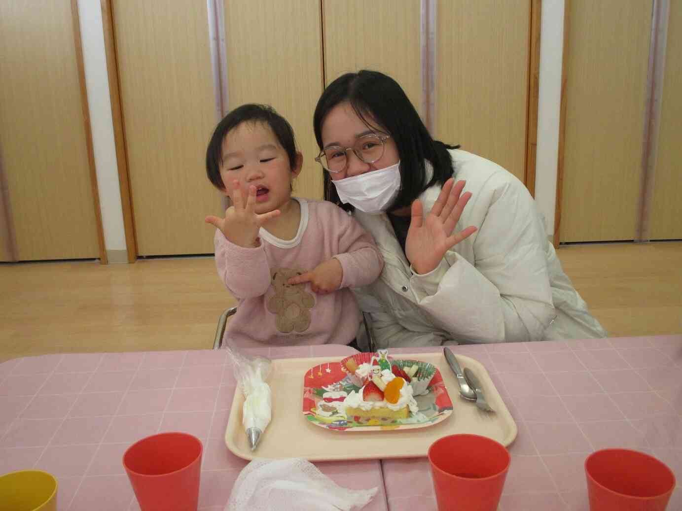 クリスマス会　1歳児「あひる組」