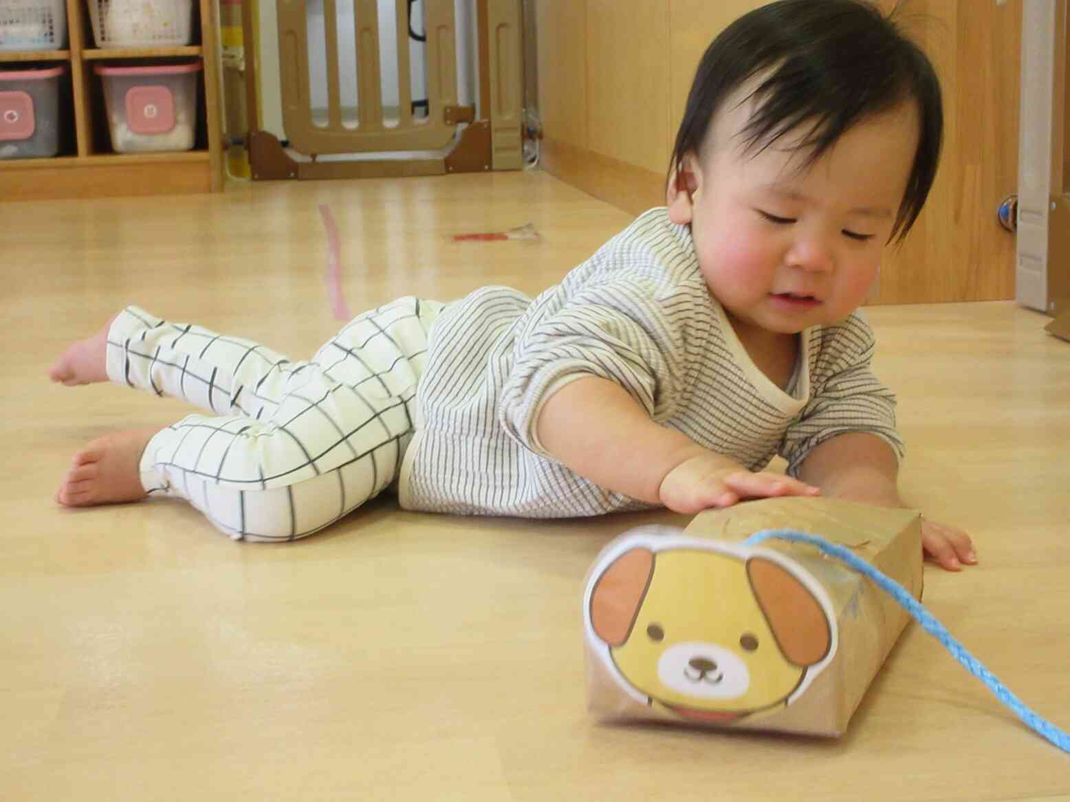 今日の０歳児「ひよこ組」