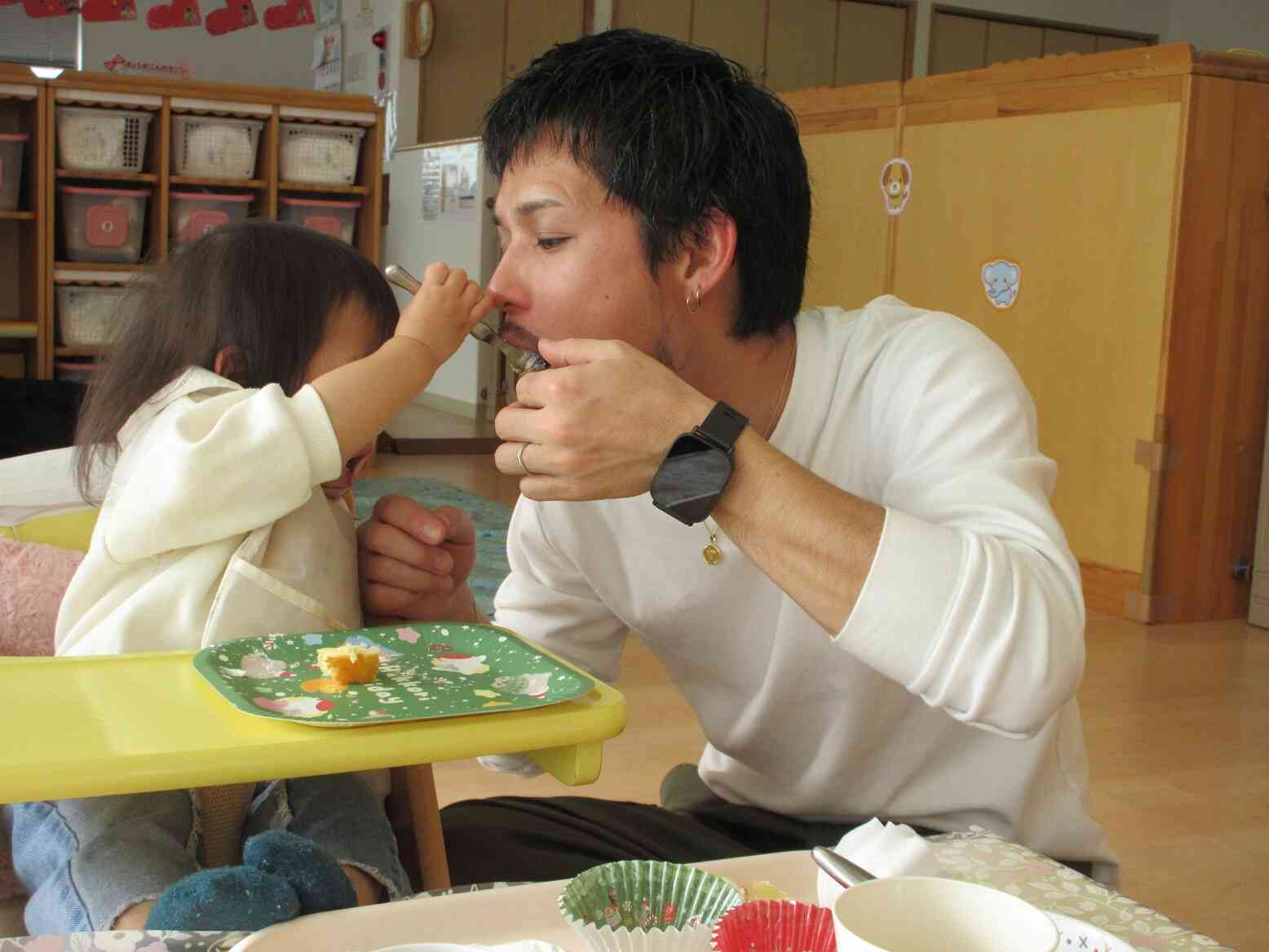 パパもどうぞ!(^^)!