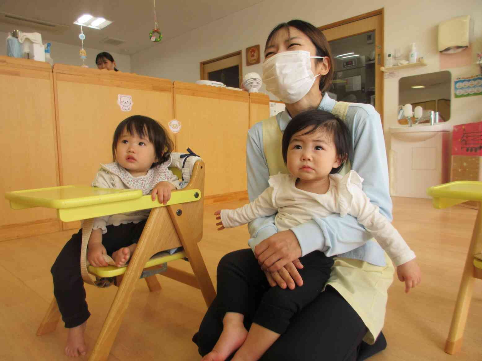 先生のお話に集中。