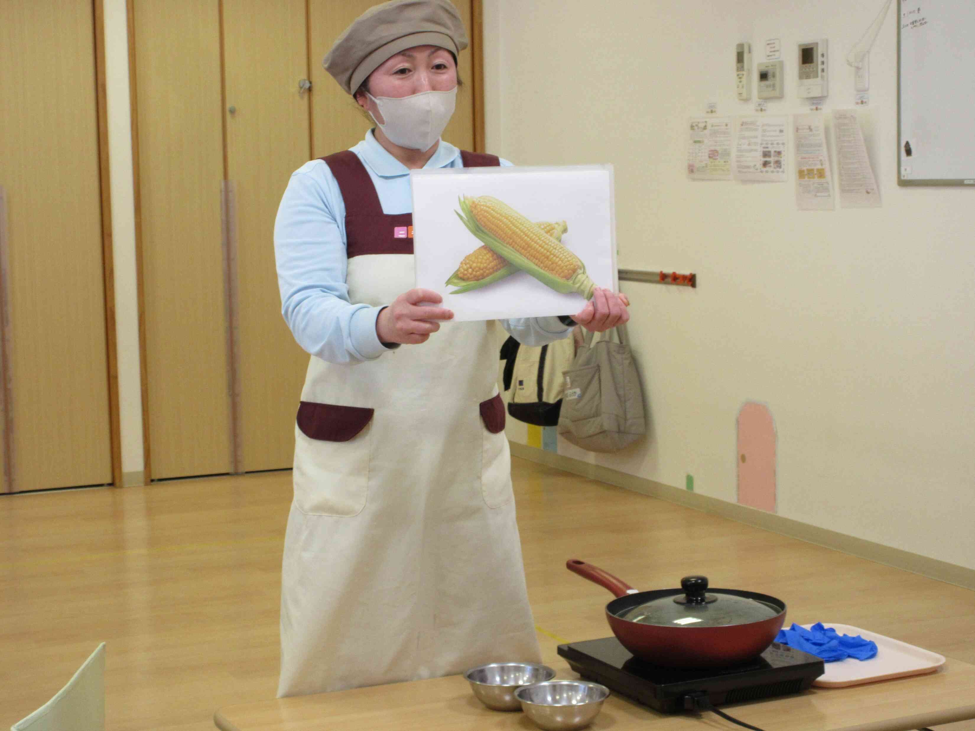 12月はポップコーンを作りました☆