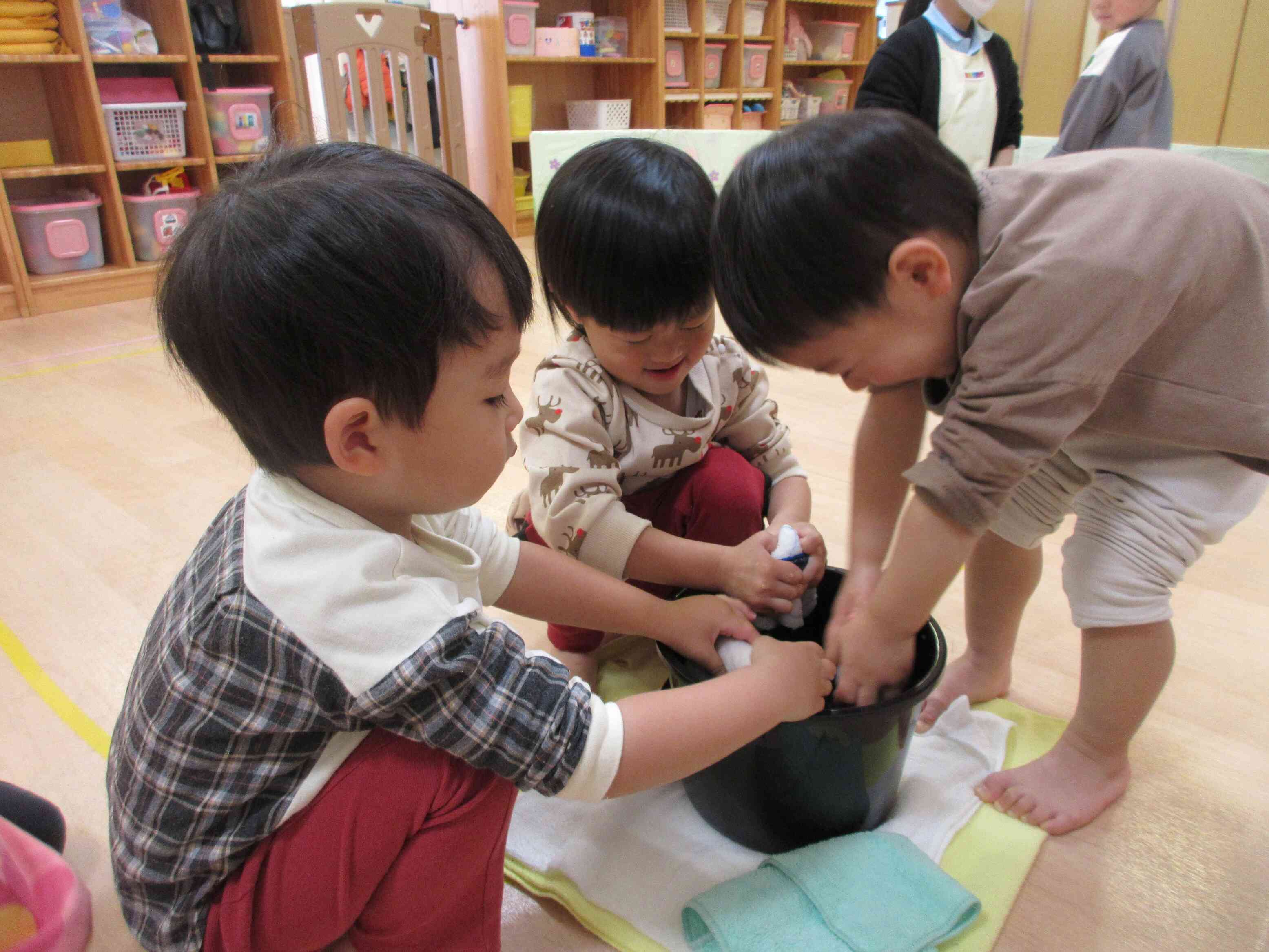 みんなでお掃除!