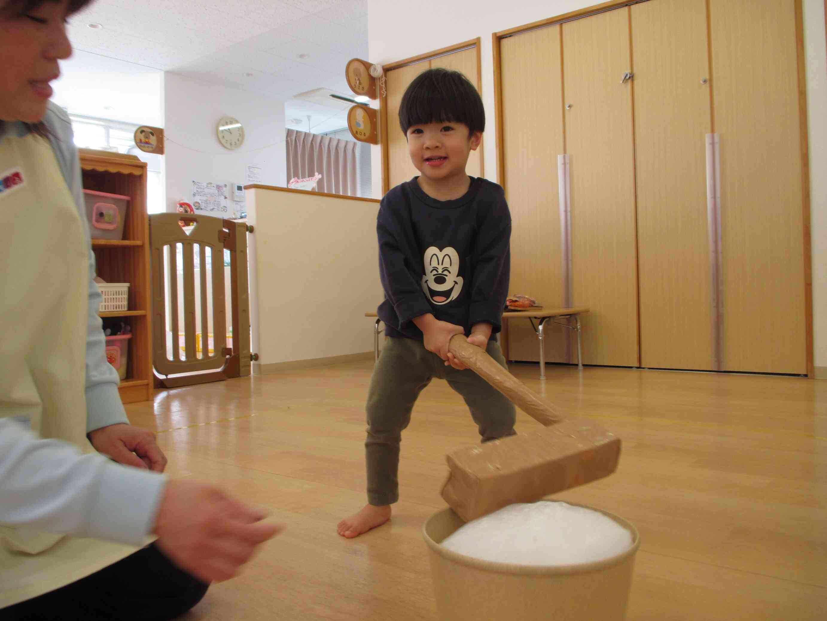 みんなで餅つき★
