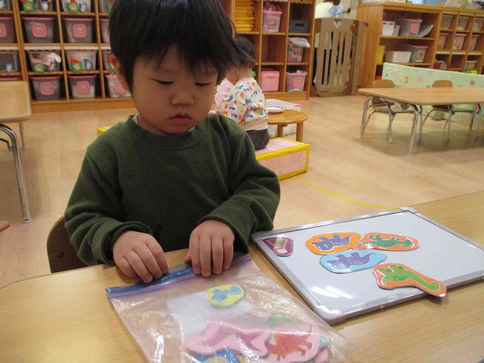 マグネット遊び！