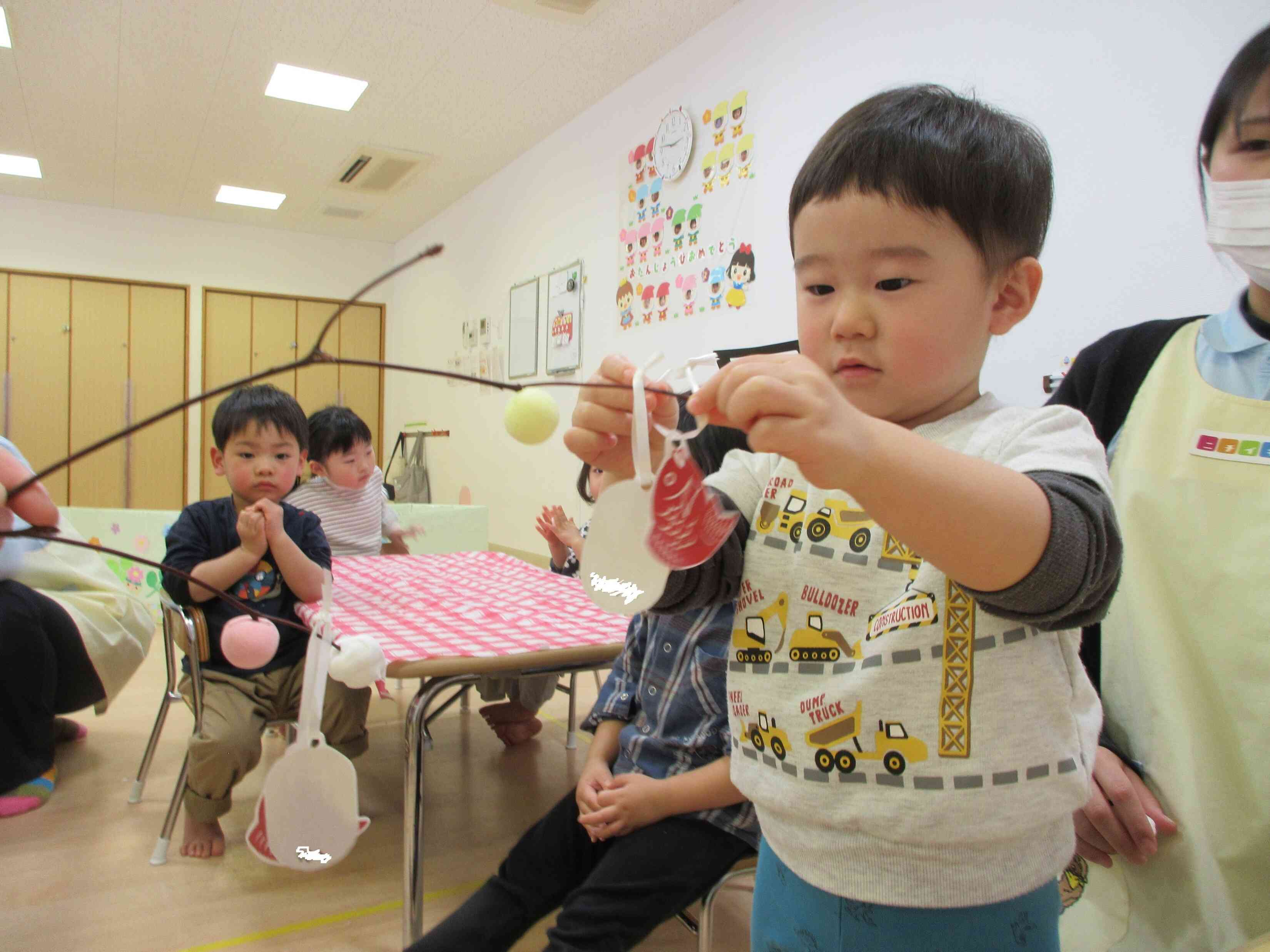 鯛も飾ったよ。
