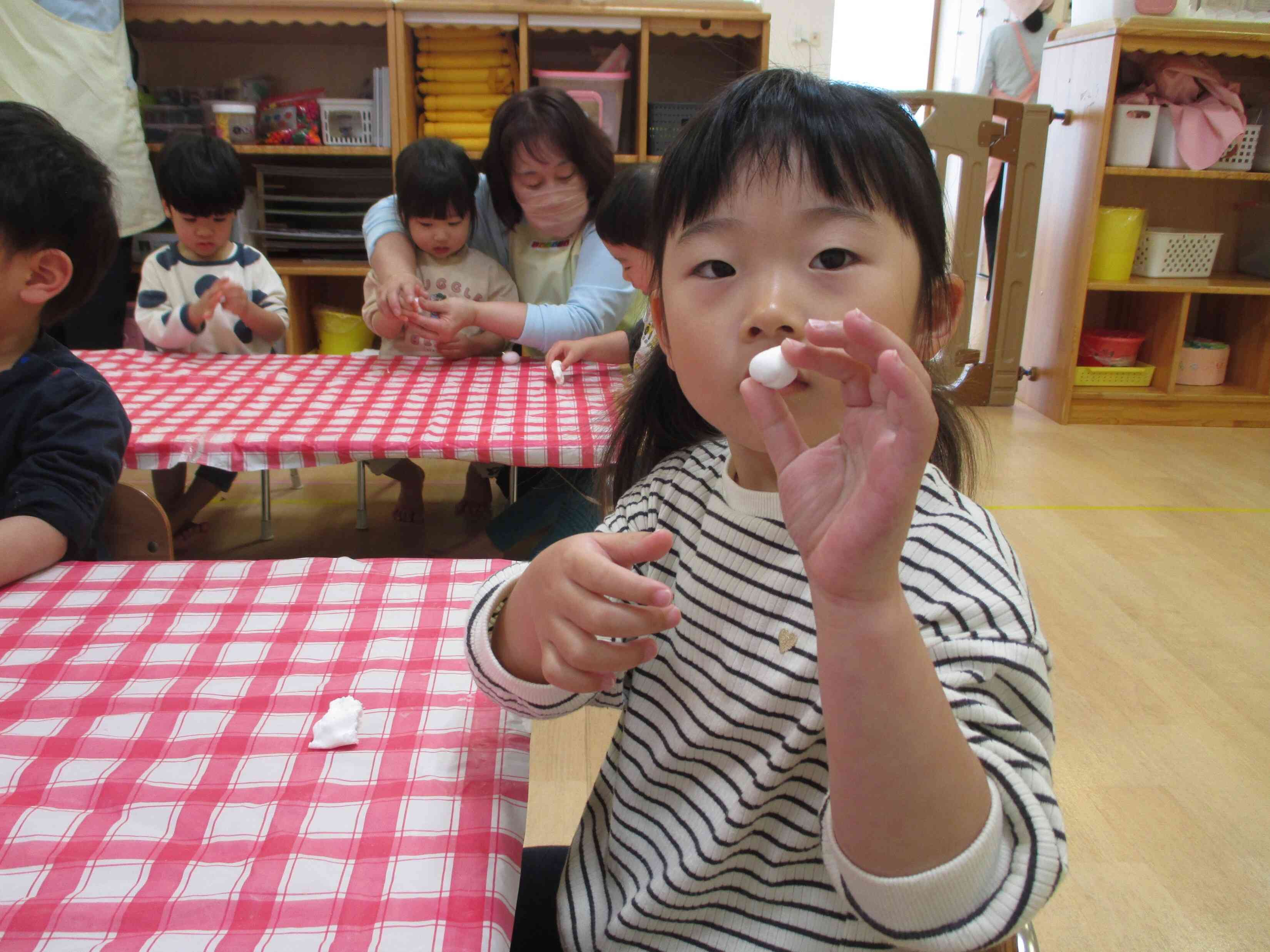 きれいに丸めたよ♡