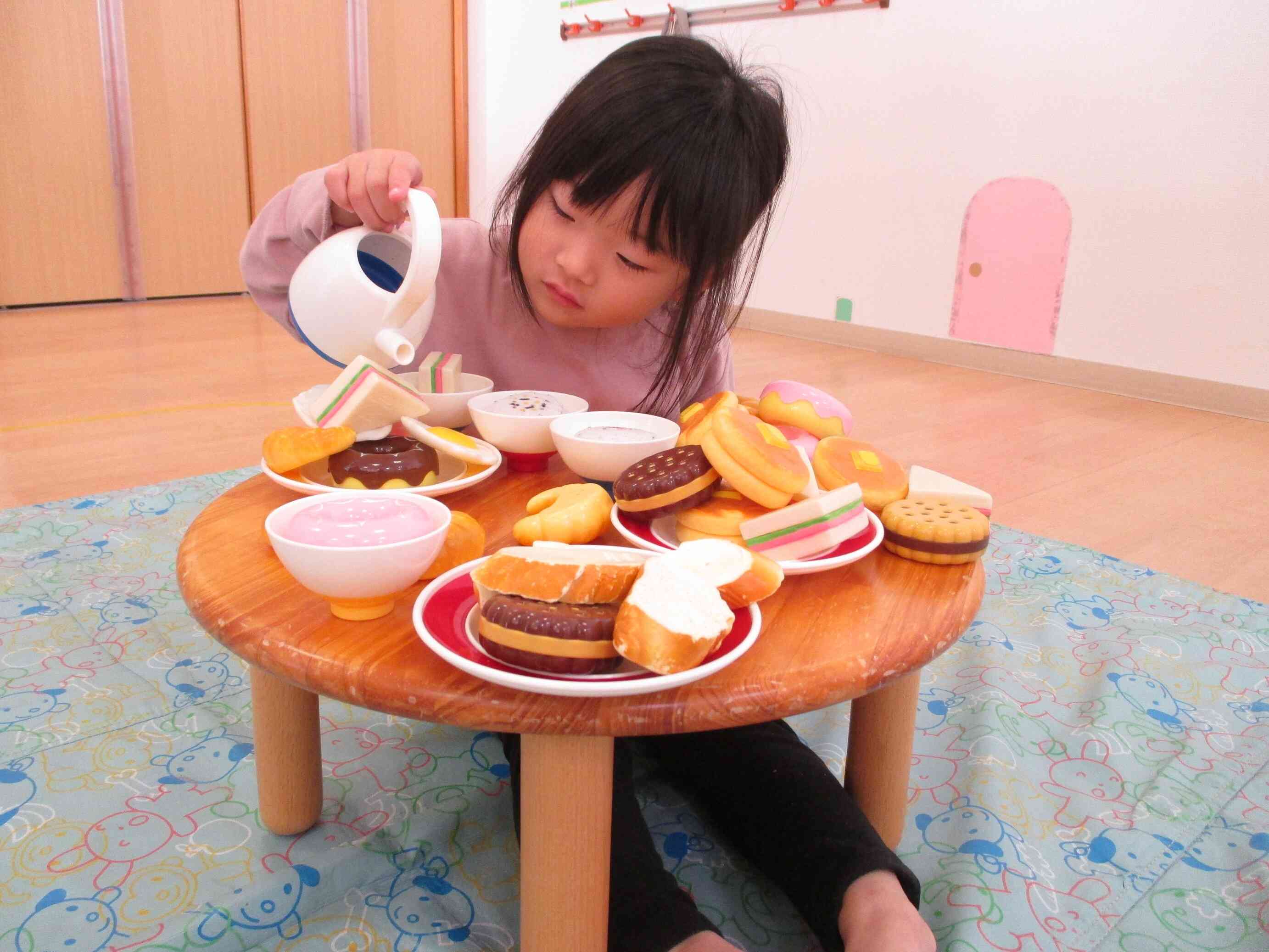 おままごと楽しいな☆