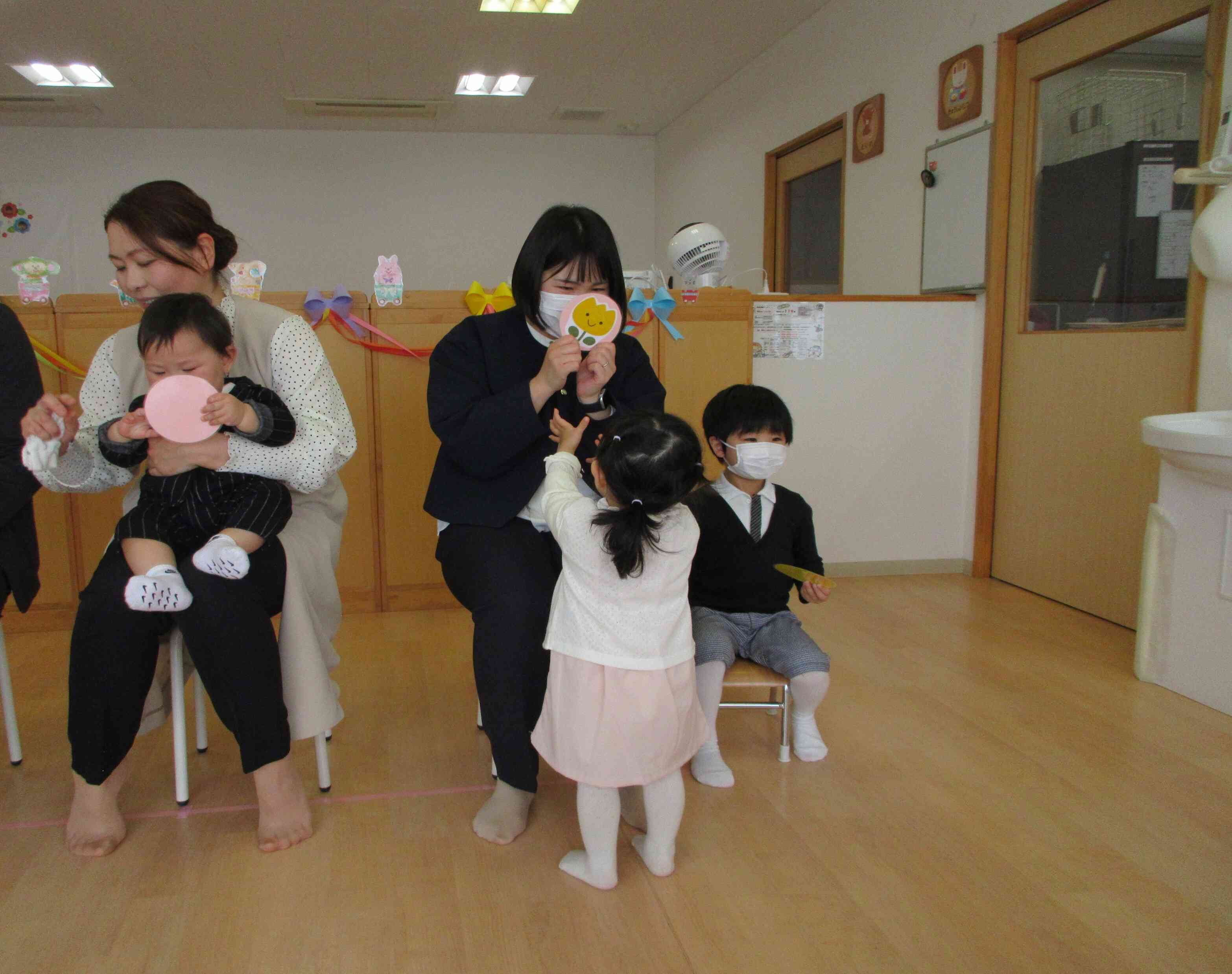 ちゅーりっぷの歌を歌ったよ！