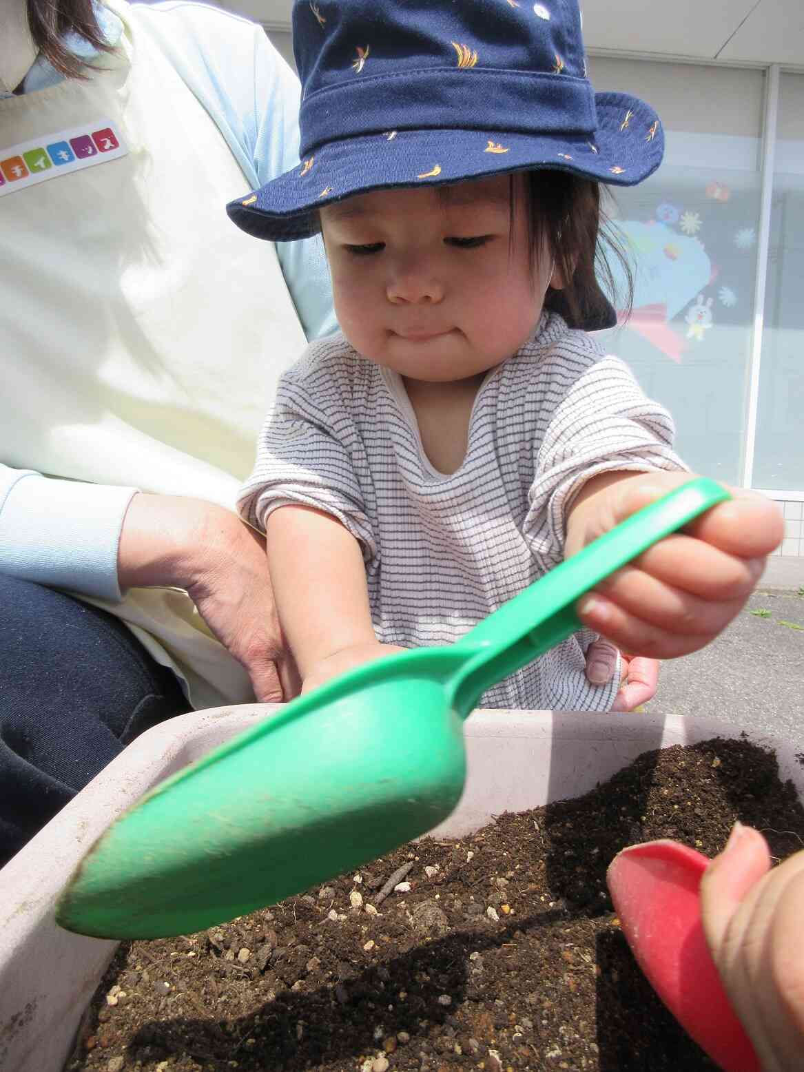 土遊びデビュー！