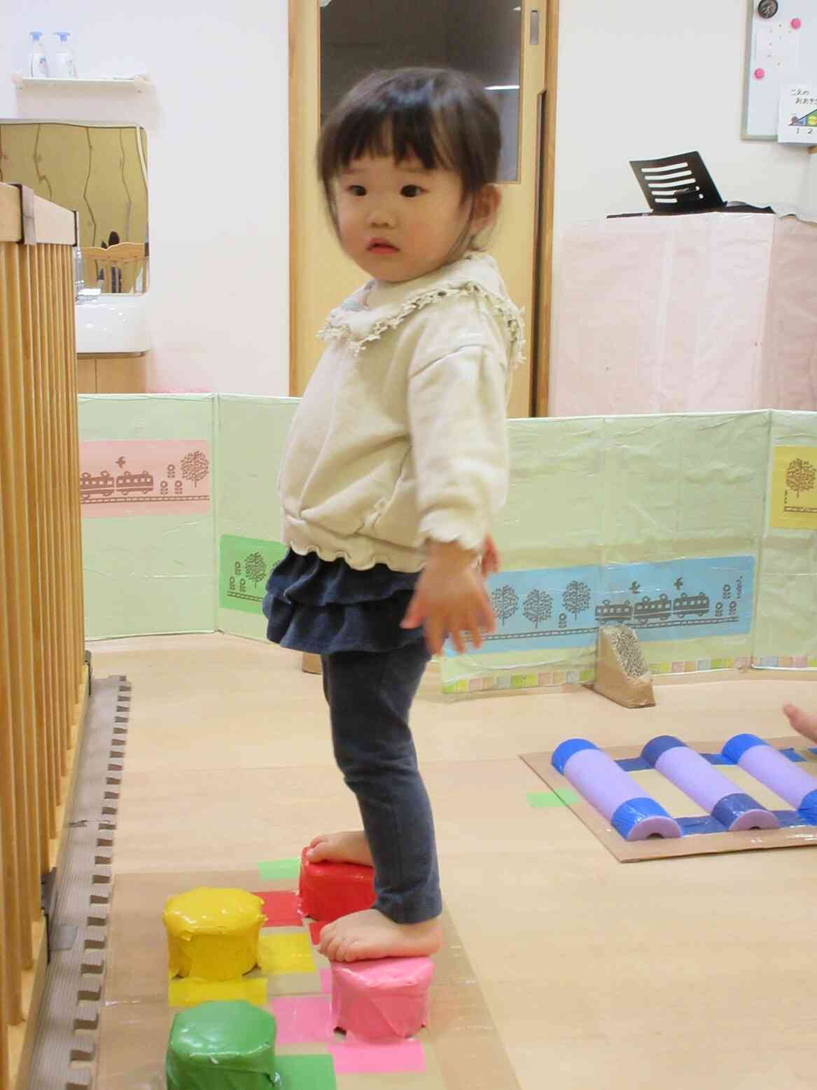 1歳児、２歳児　運動遊び