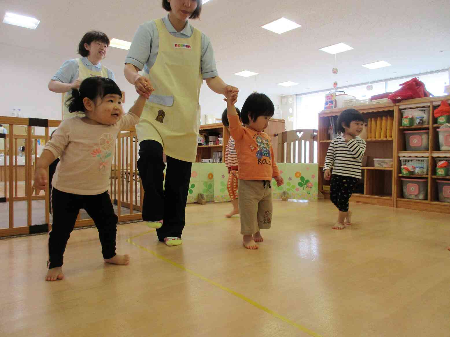 行進、いち・に・いち・に！