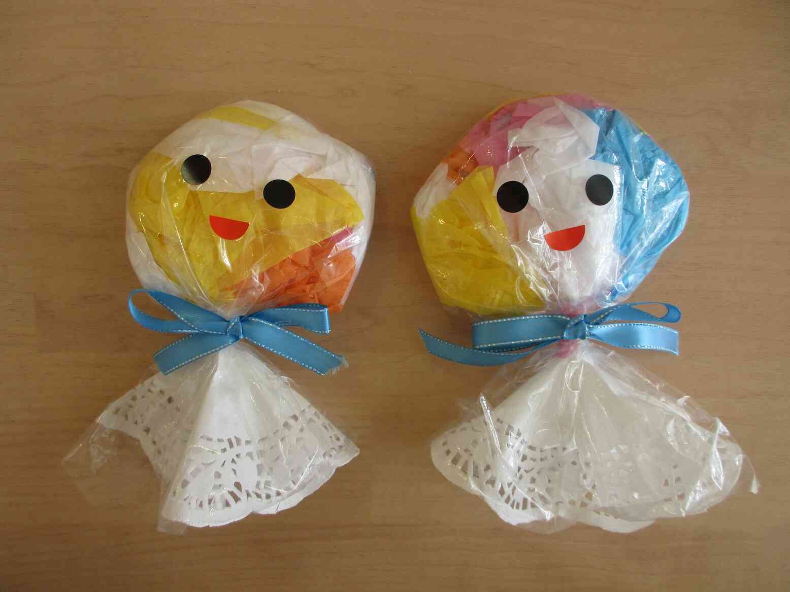 ０歳児　てるてる坊主製作