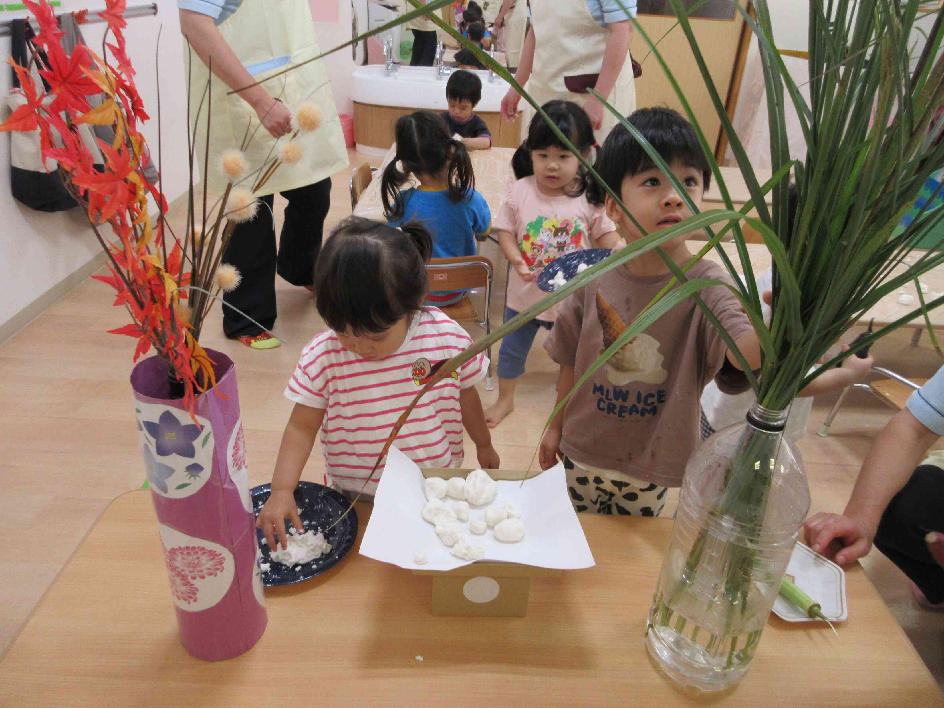 ☆9月の食育☆団子作り