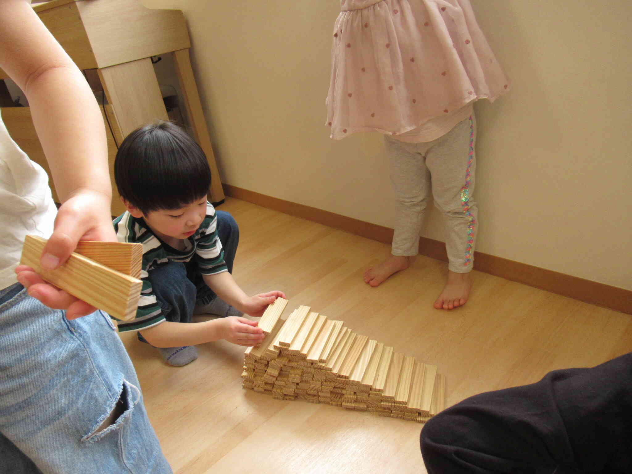僕は階段作ったよ！