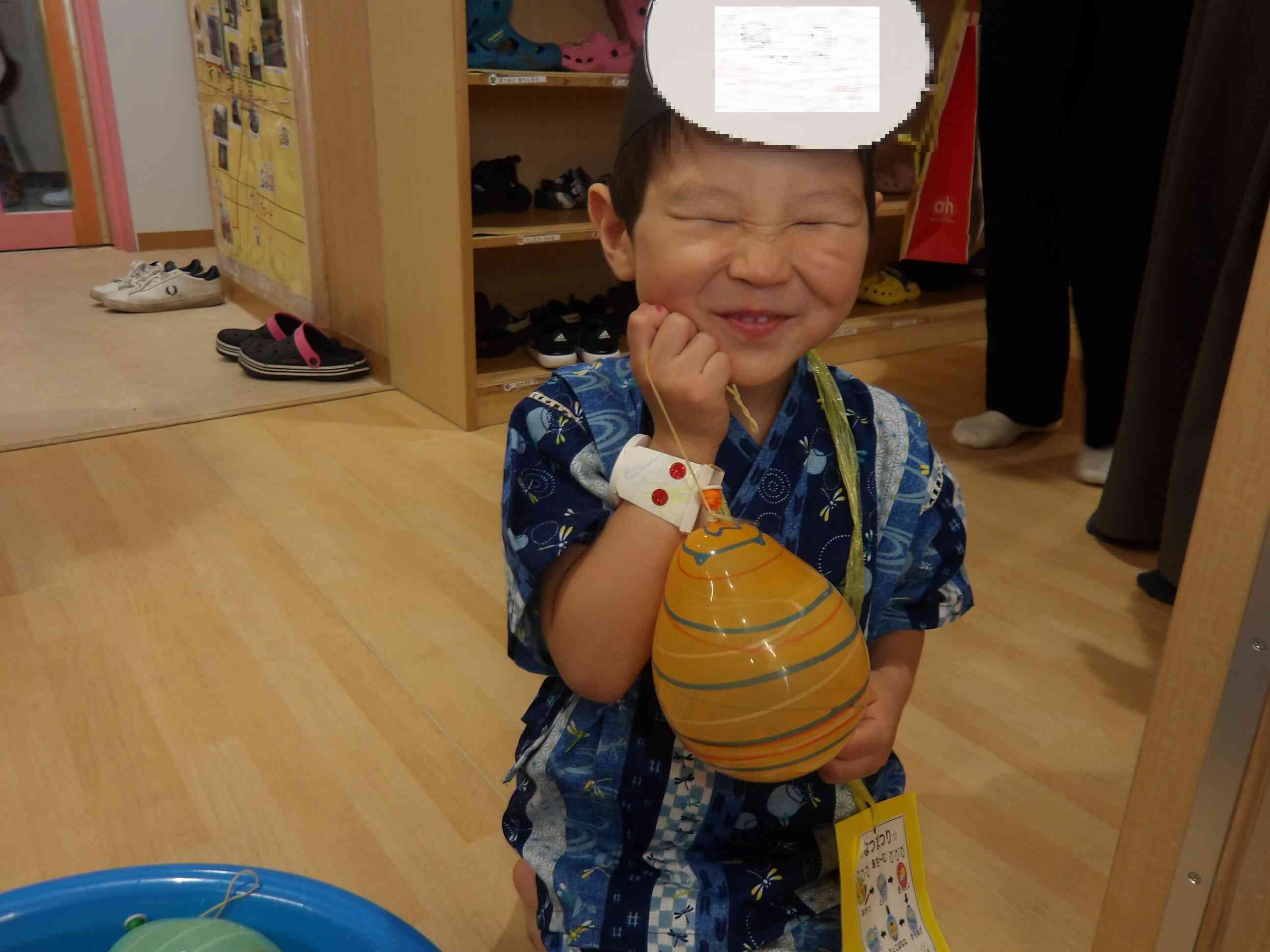 たくさんもらって嬉しそうです！