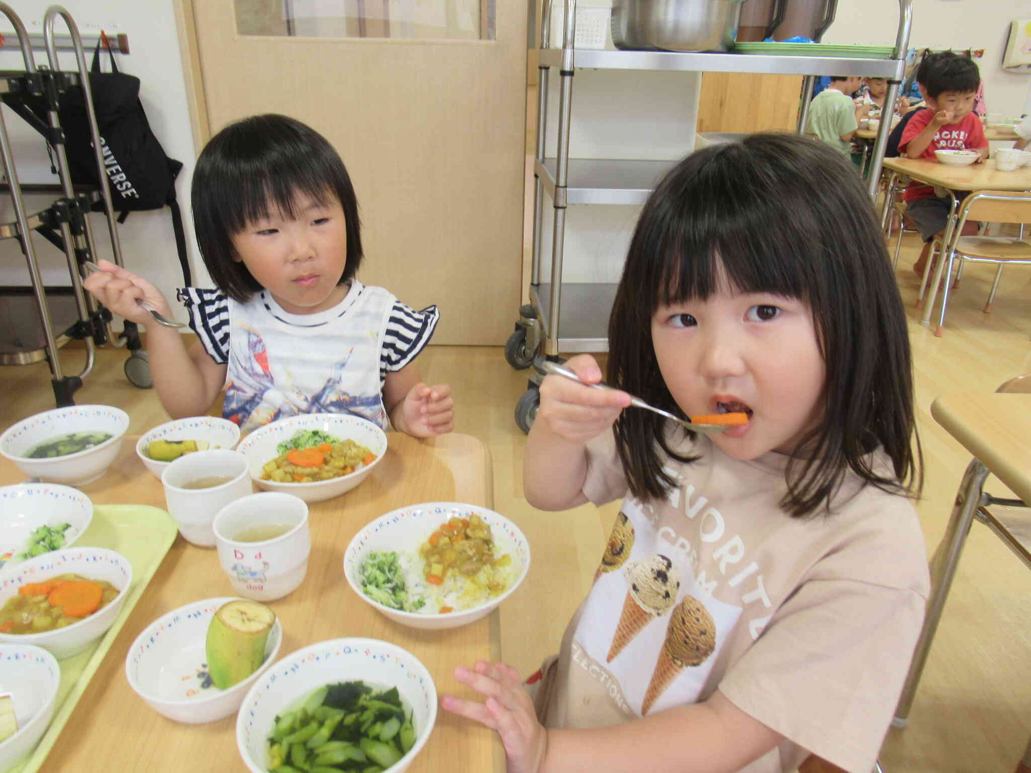 自分で作ったから美味しいね！