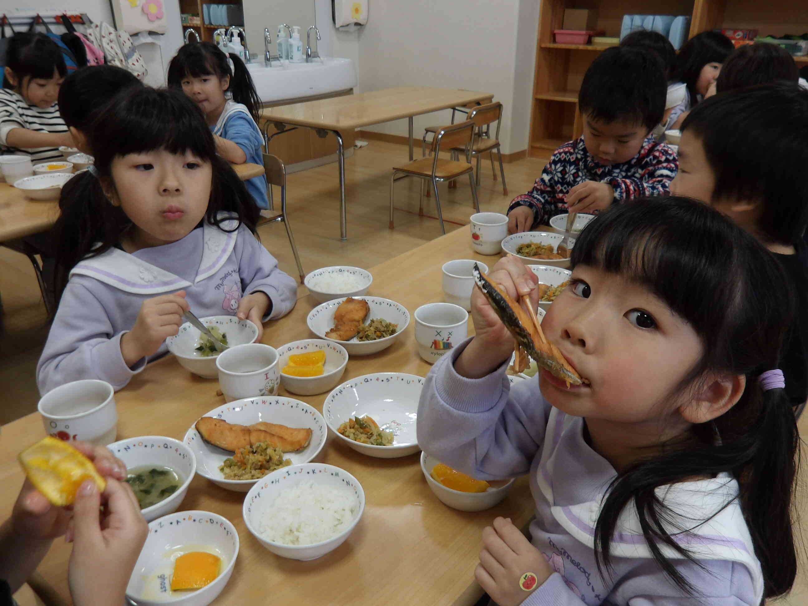 みんなで食べるとおいしいね！