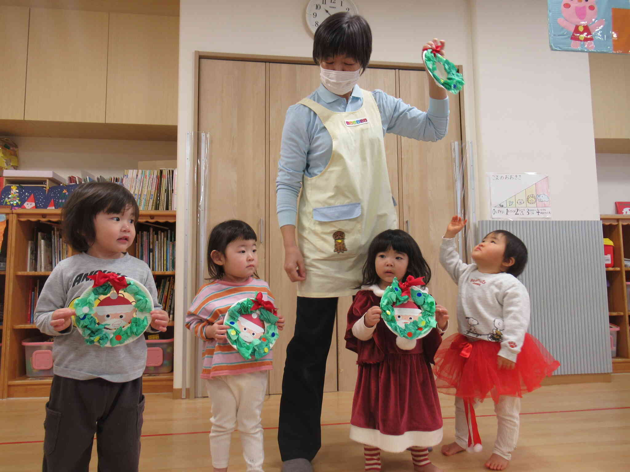 クリスマスの作品紹介もしました