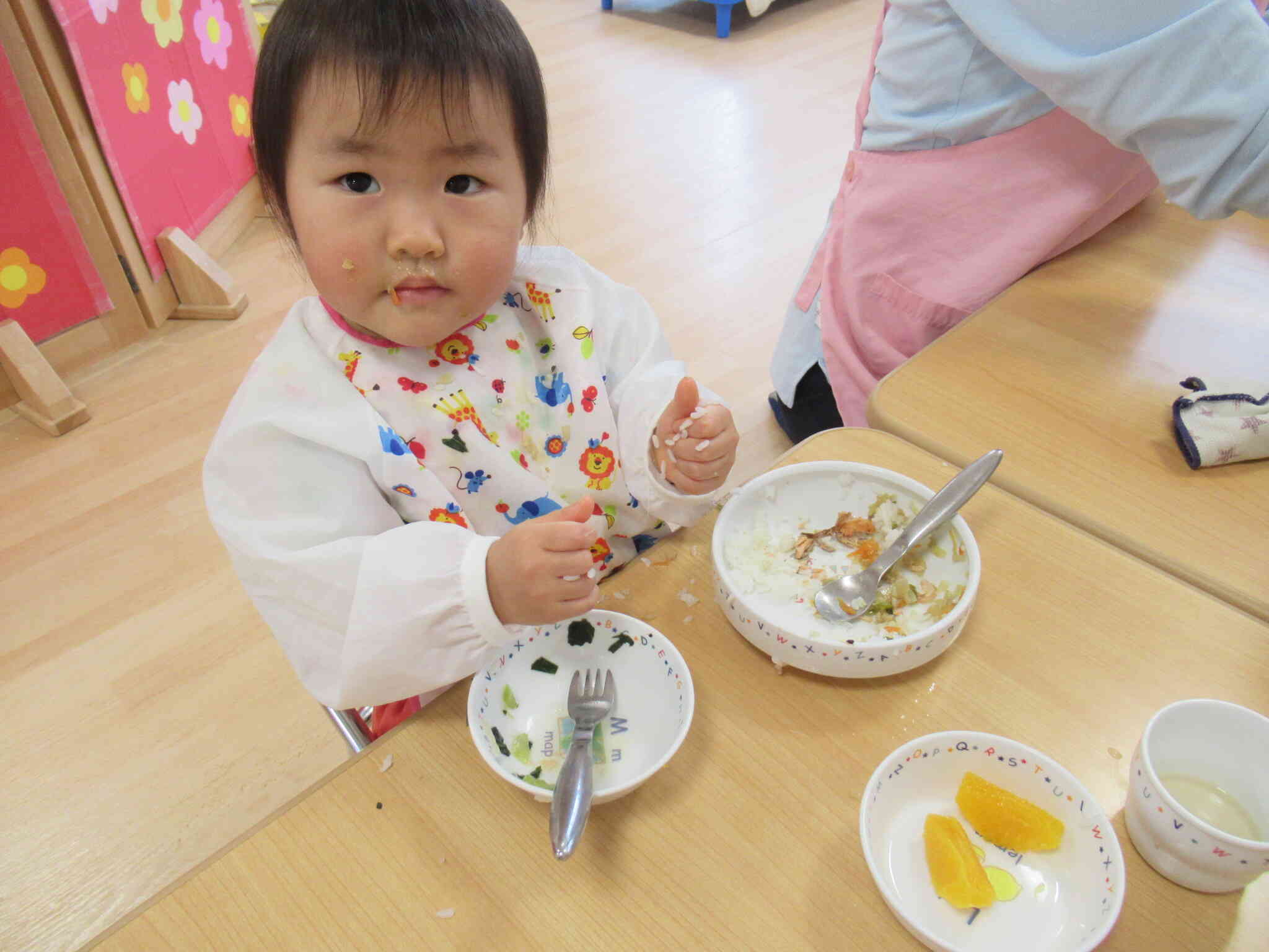 いっぱいたべたよ！