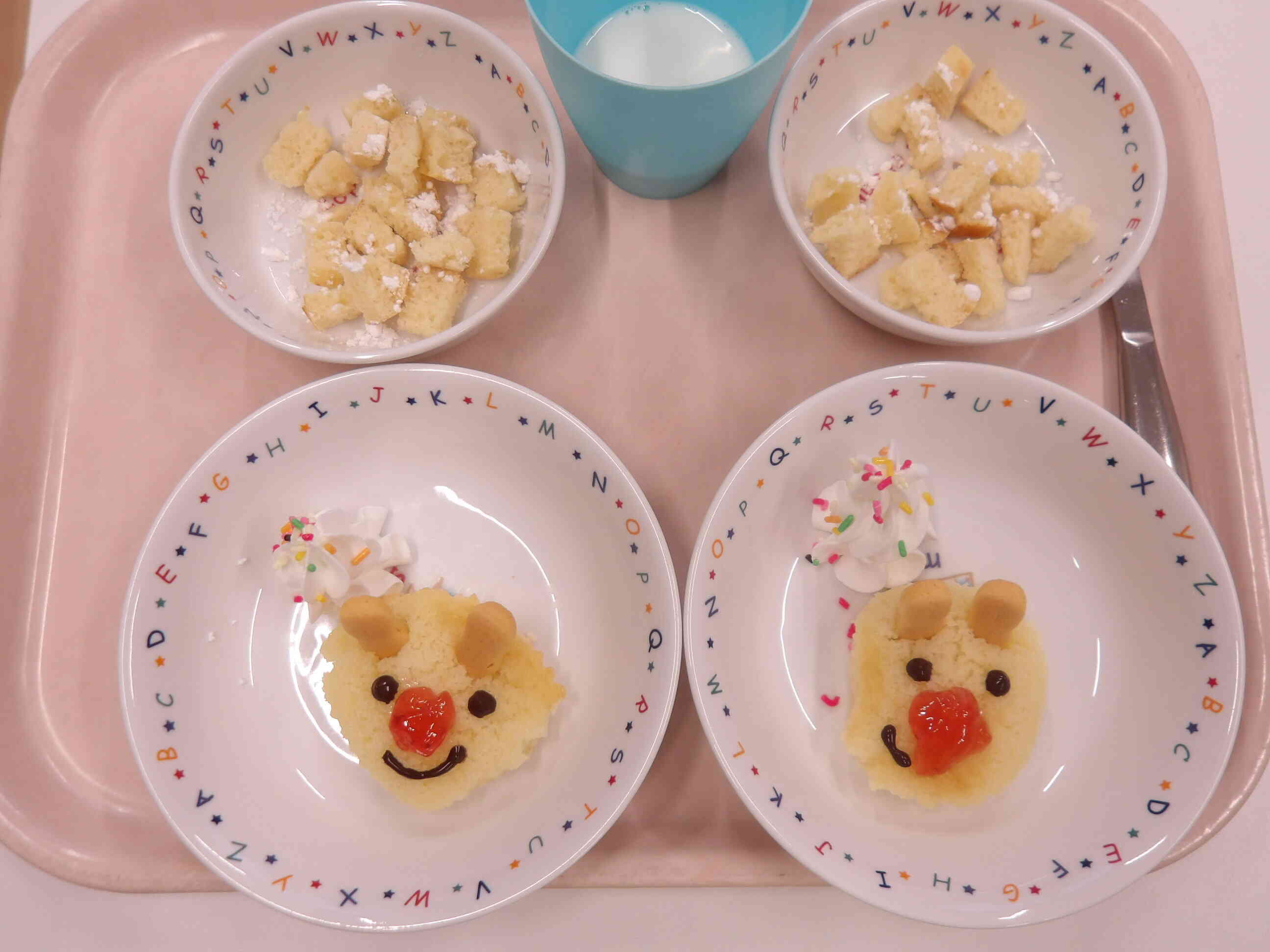 給食もクリスマスメニュー