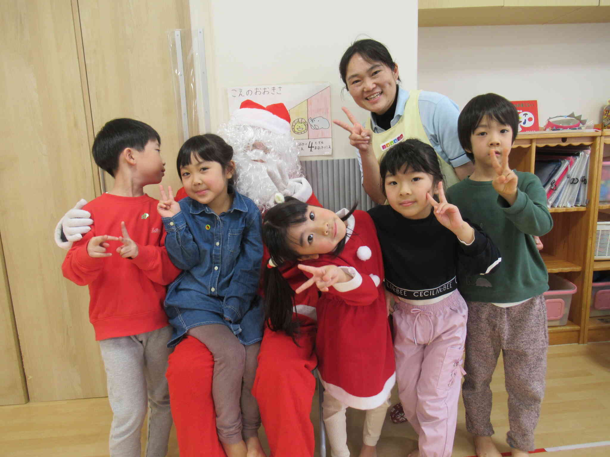 5歳児も記念撮影！