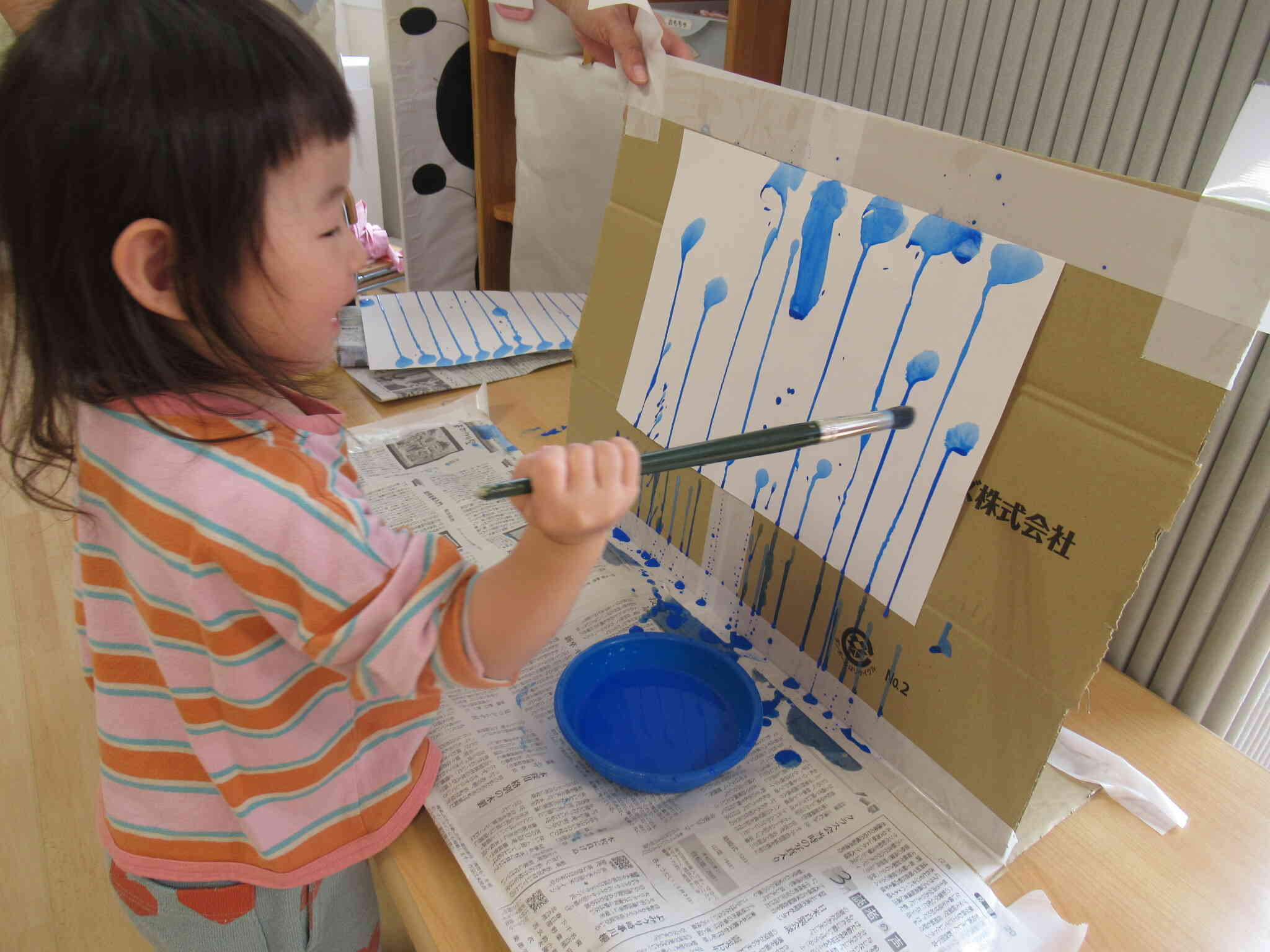 雨の日の製作①