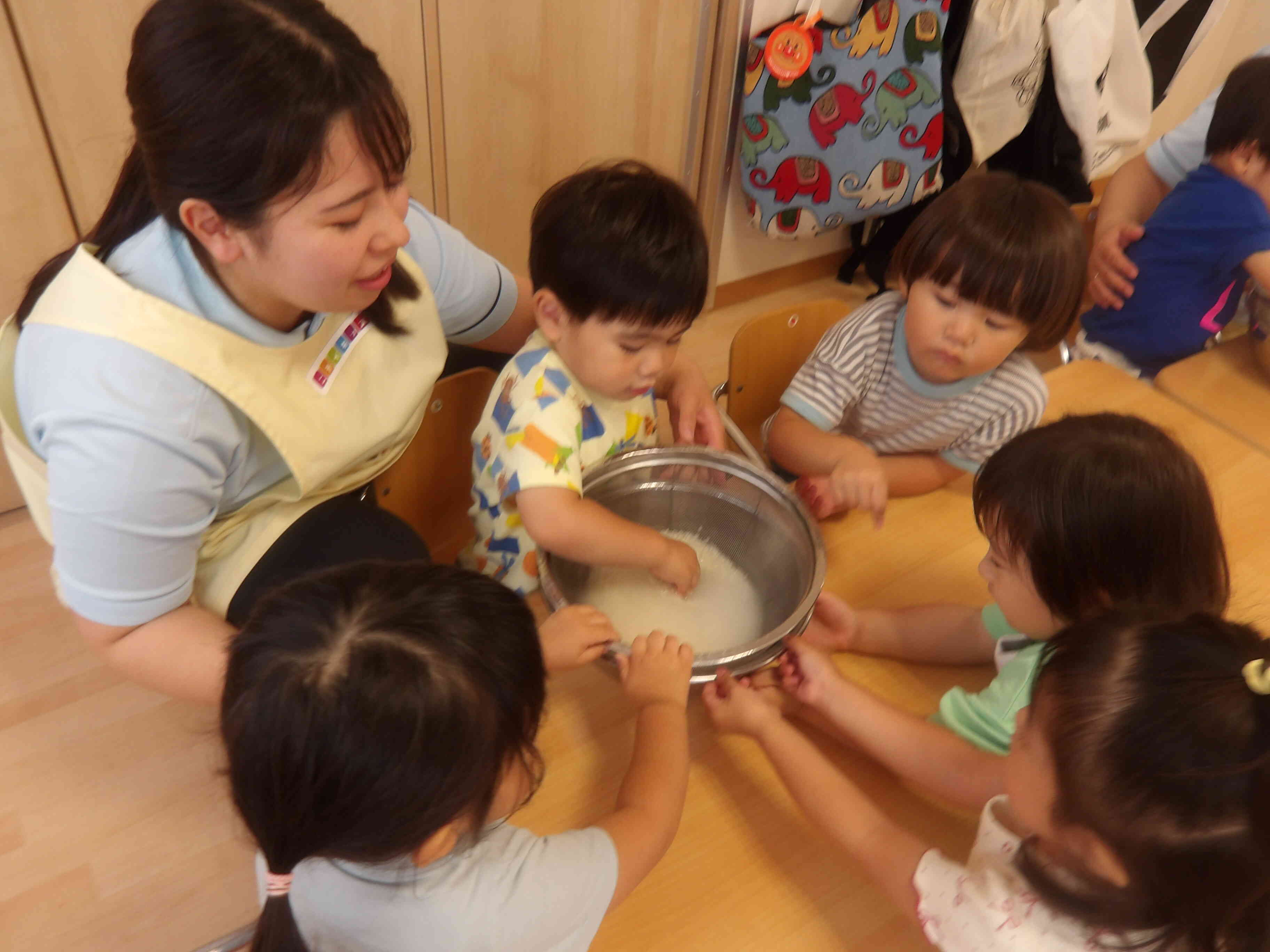 水が白くなった！