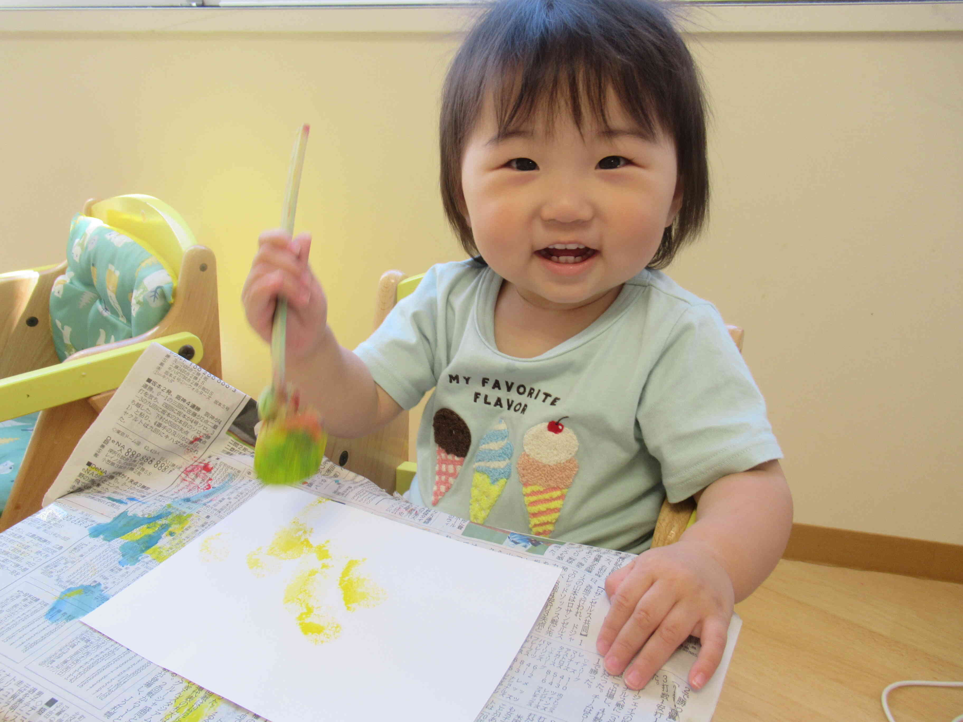 0歳児　秋の製作