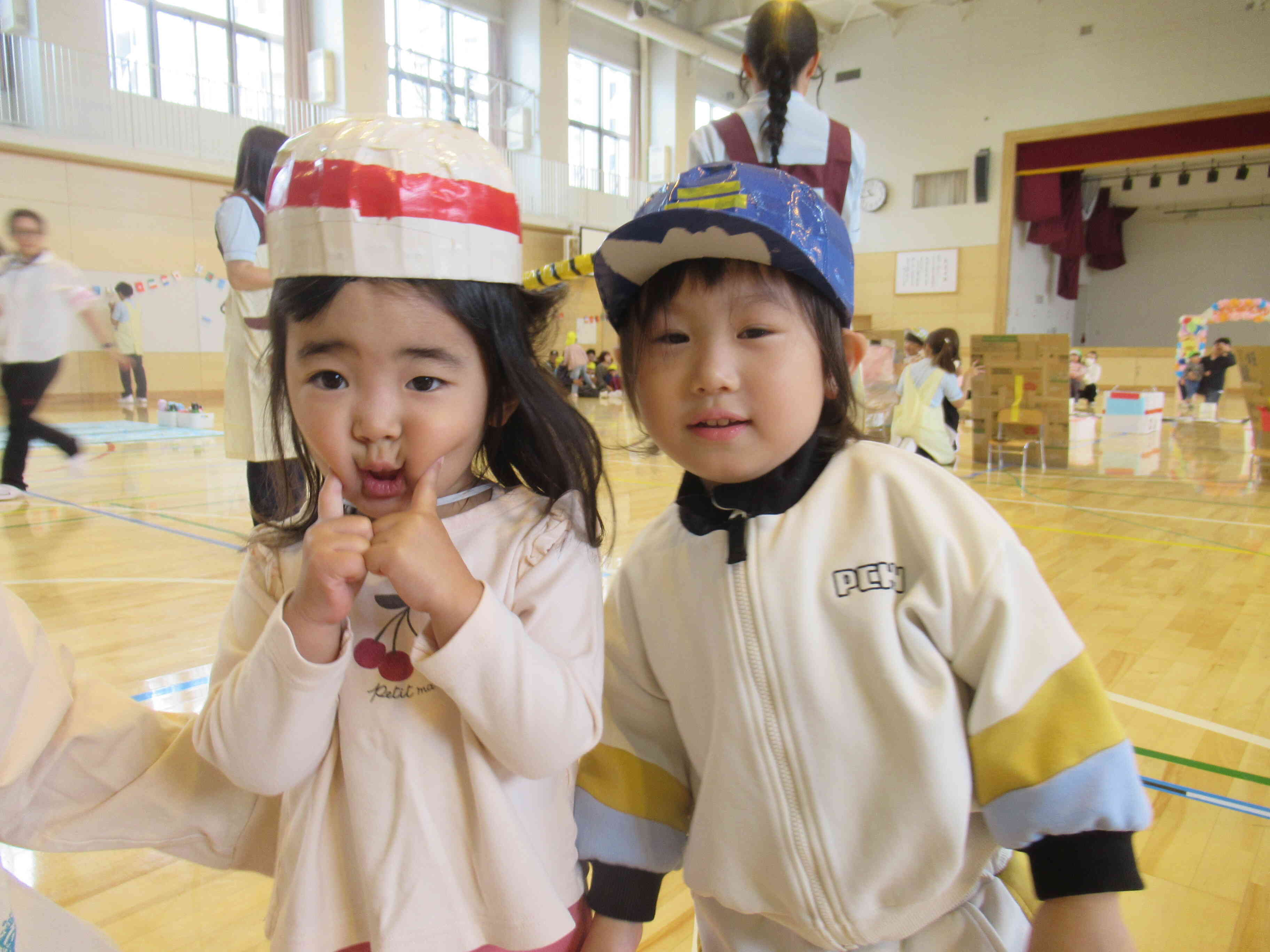 2歳児は、はたらくくるまに変身！