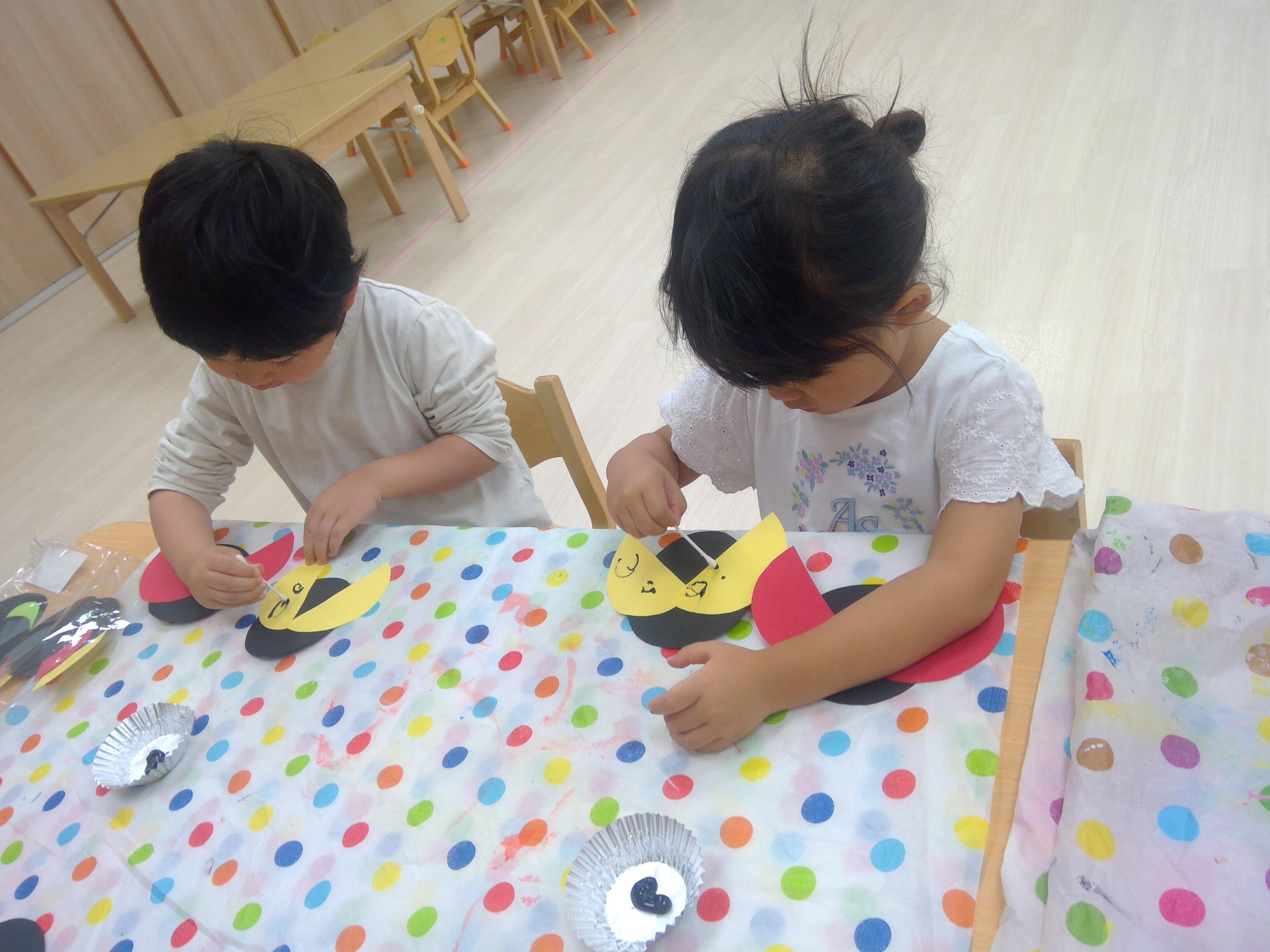 てんとうむしを作ったよ!