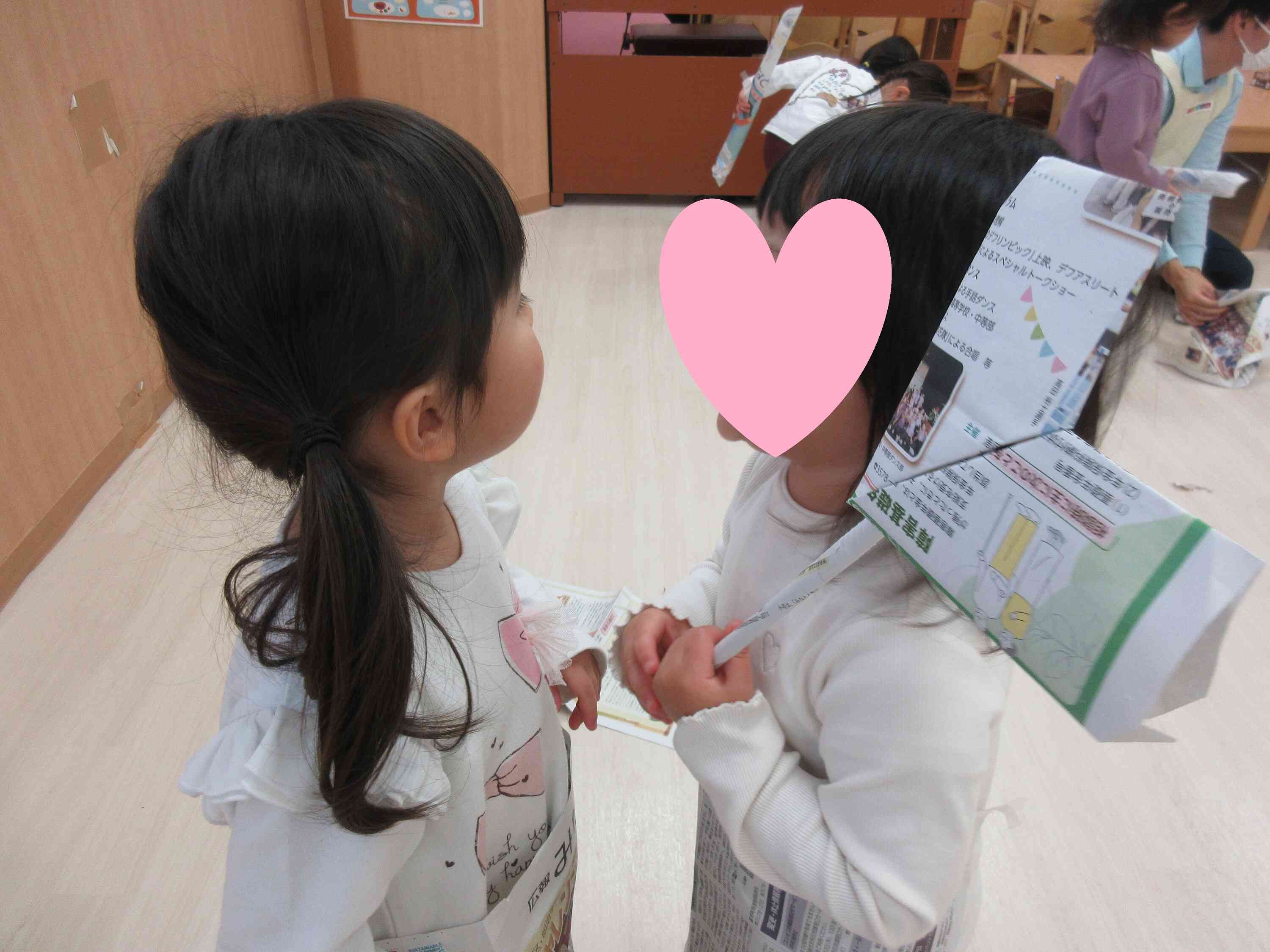 お揃いのエプロンかわいいね♡次は何をつくろうかな～