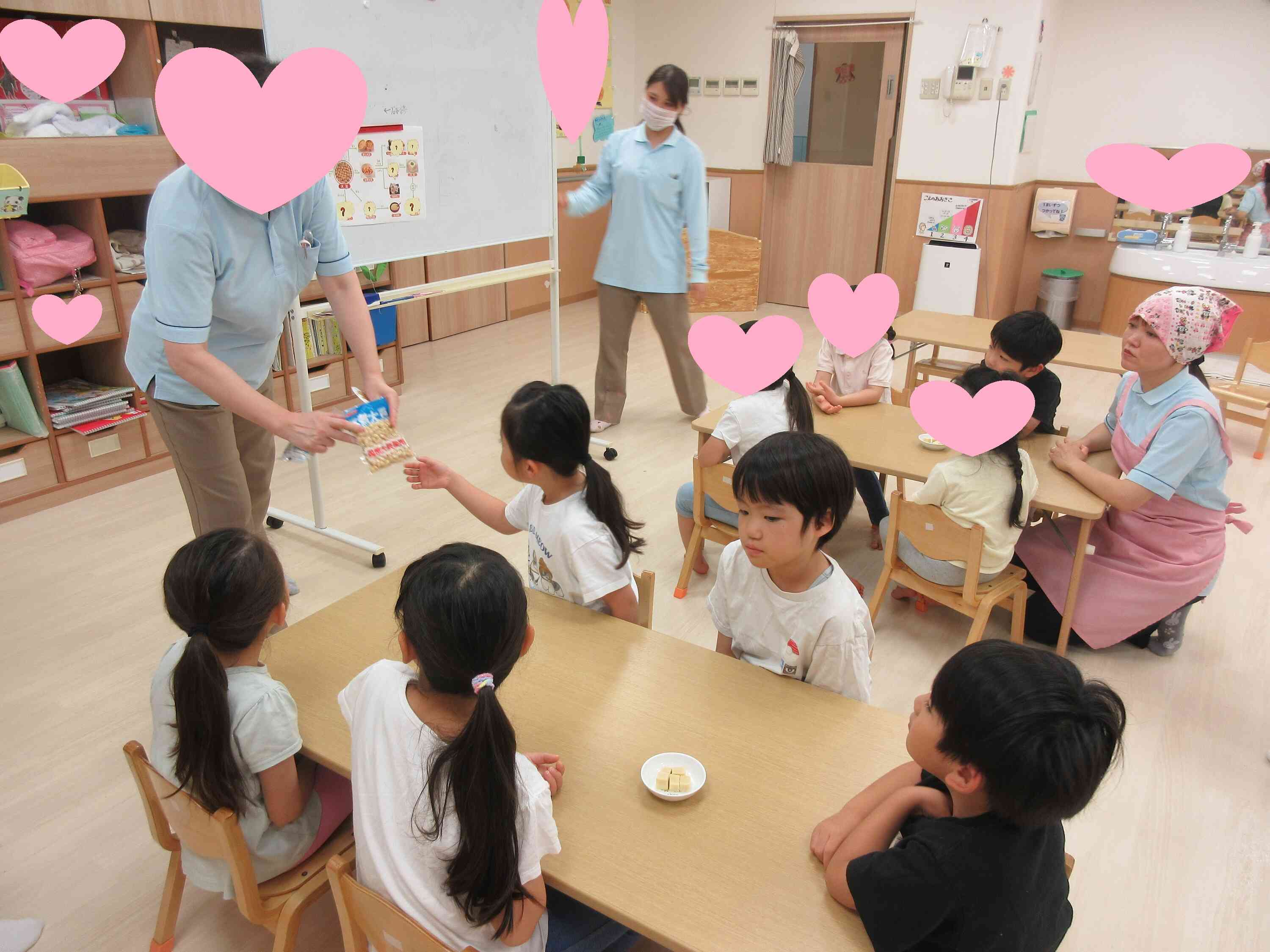 食育をしたよ！（ぱんだ・きりん組　4・5歳児）