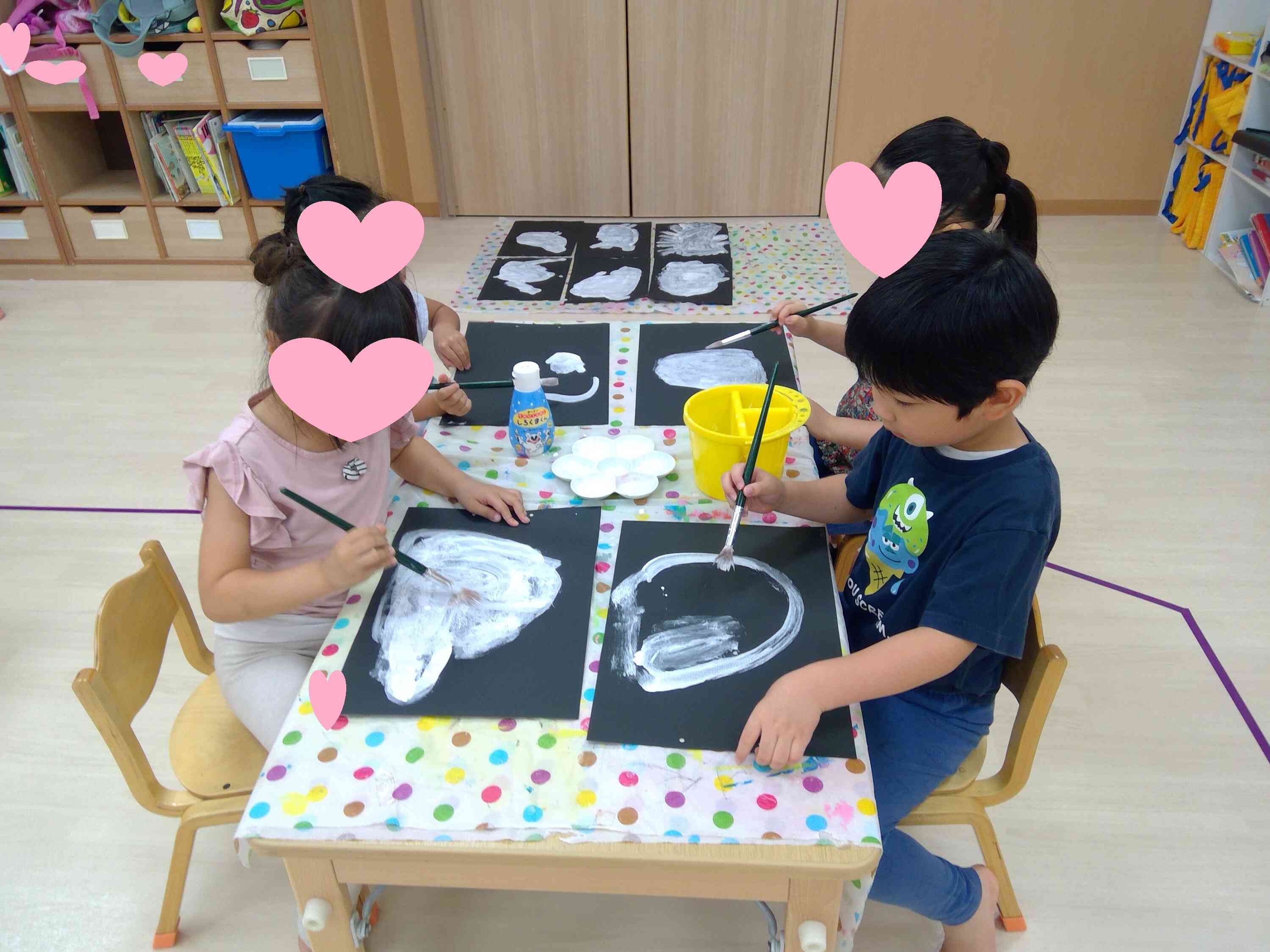絵の具って楽しいね！